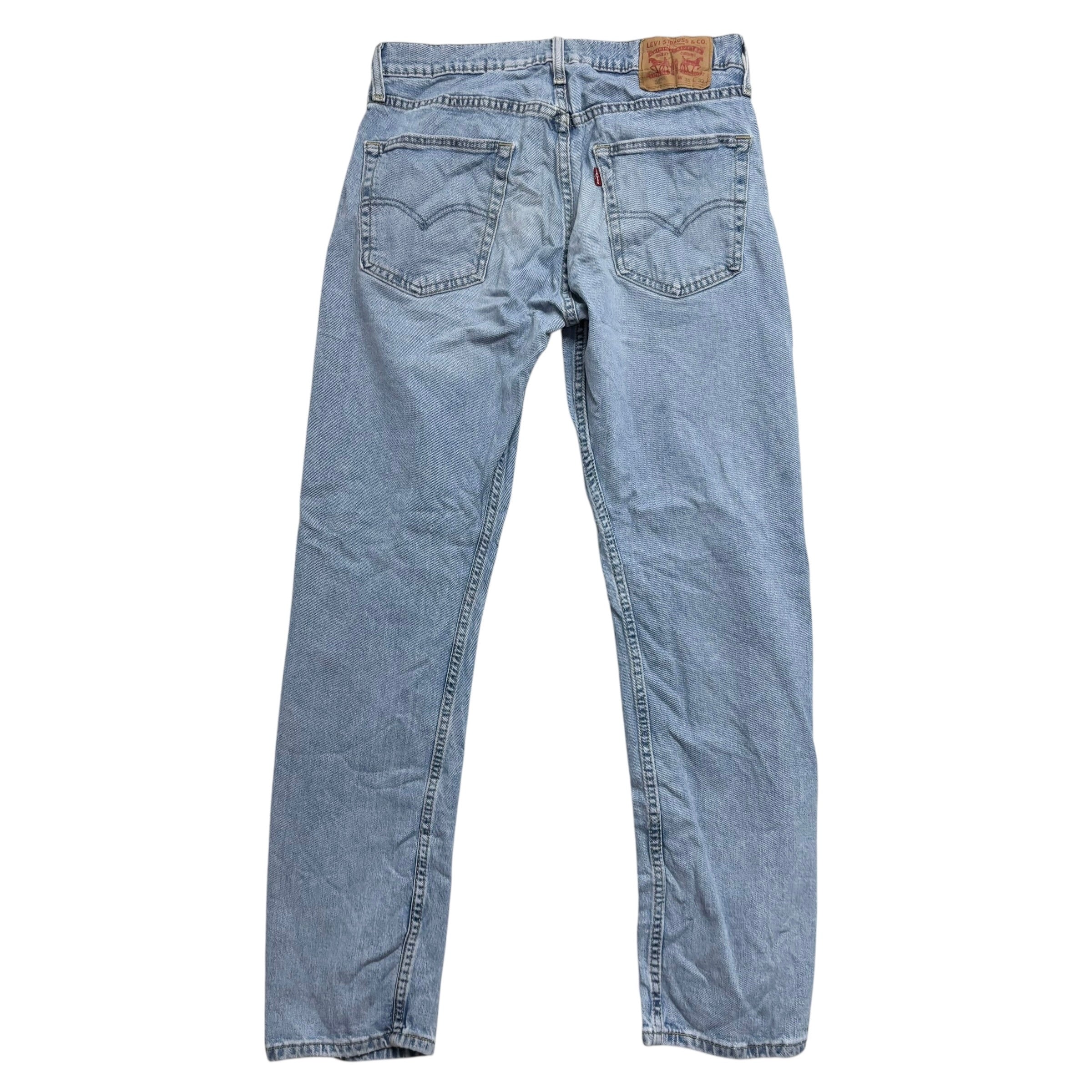 Levis 502 Jeans W31 L31 Mens Light Blue Regular Tapered Fit Stretch Denim