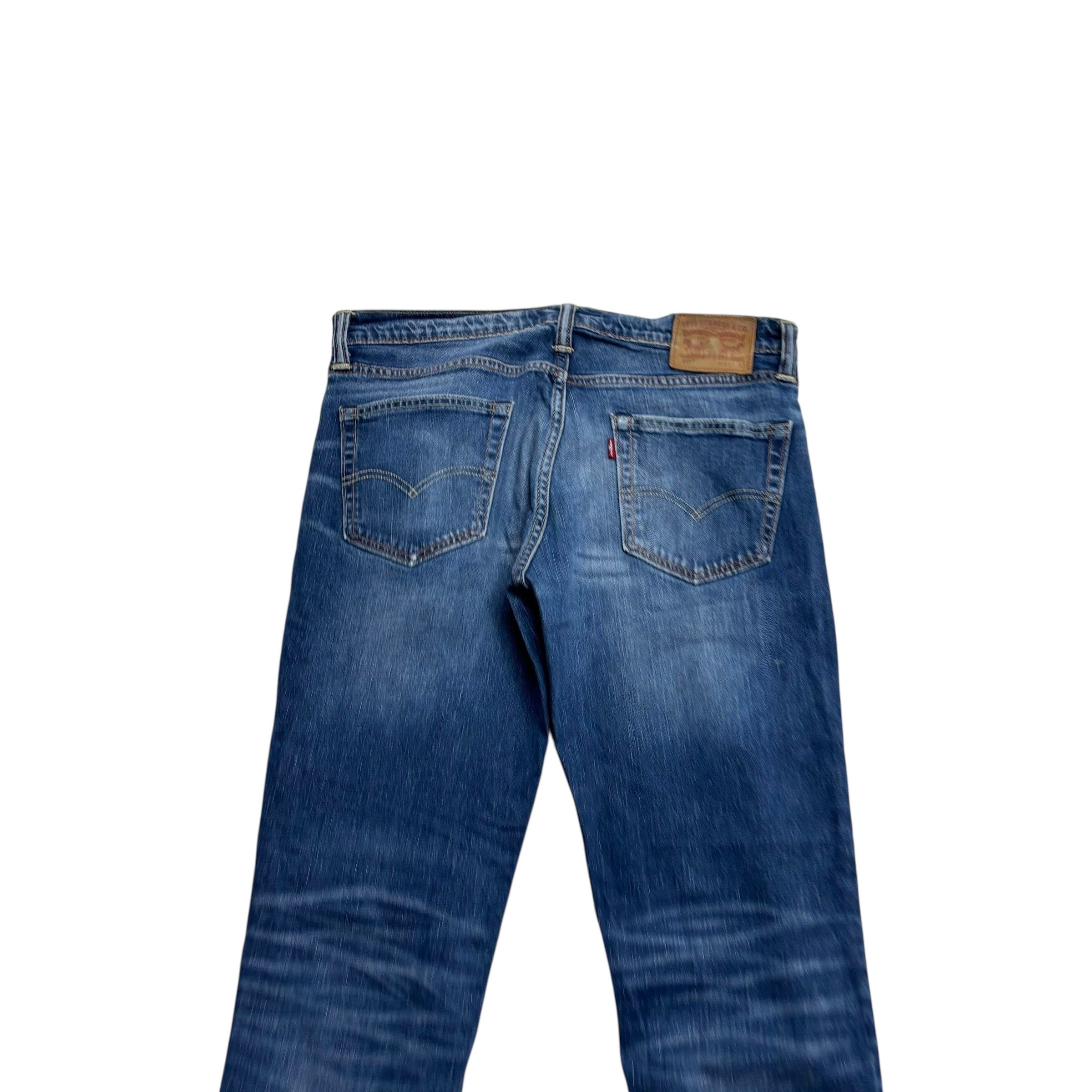 Levis 511 Jeans W33 L32 Mens Mid Blue Slim Fit Stretch Denim