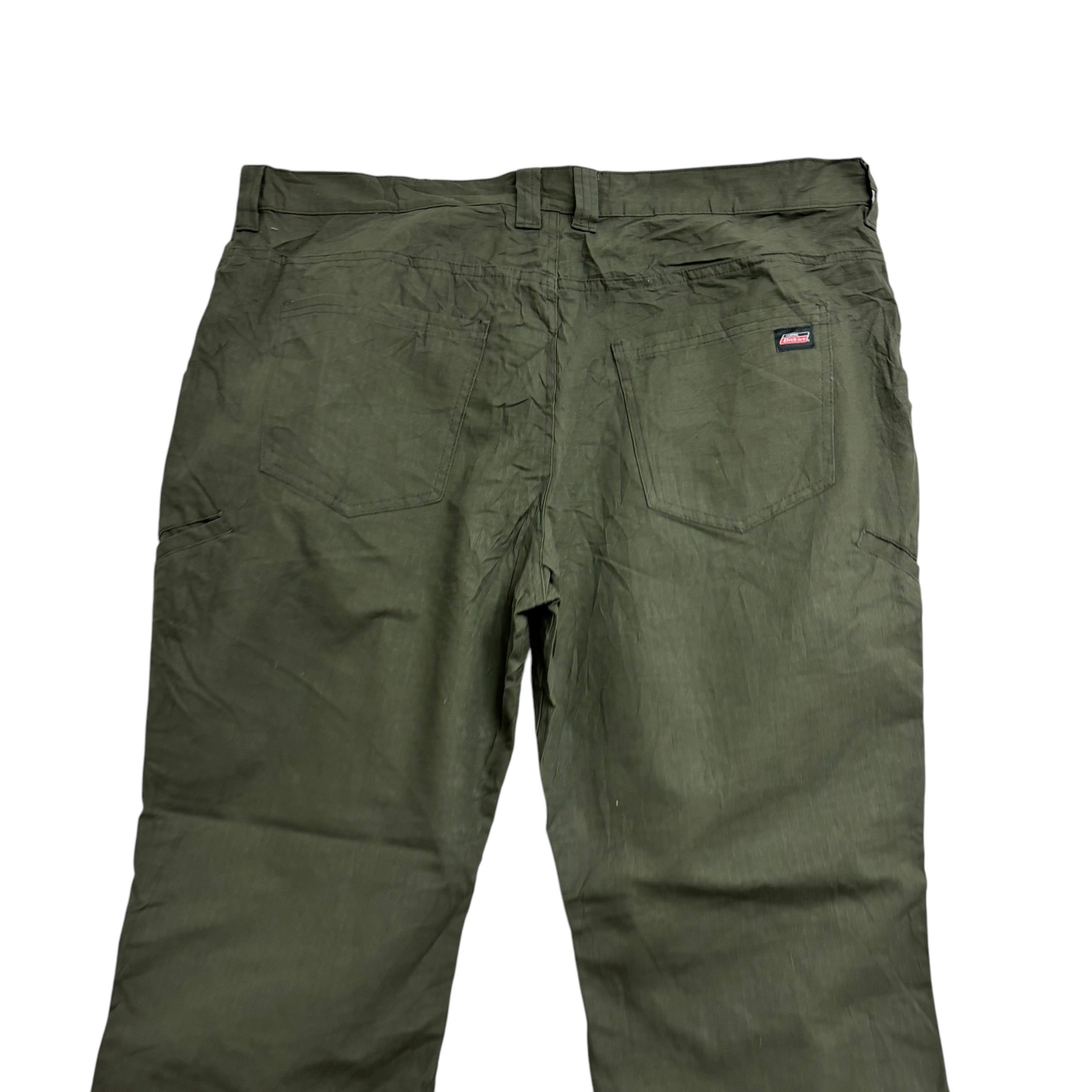 Dickies Carpenter Pants W40 L30 Mens Green Relaxed Straight Trousers Jeans (E)