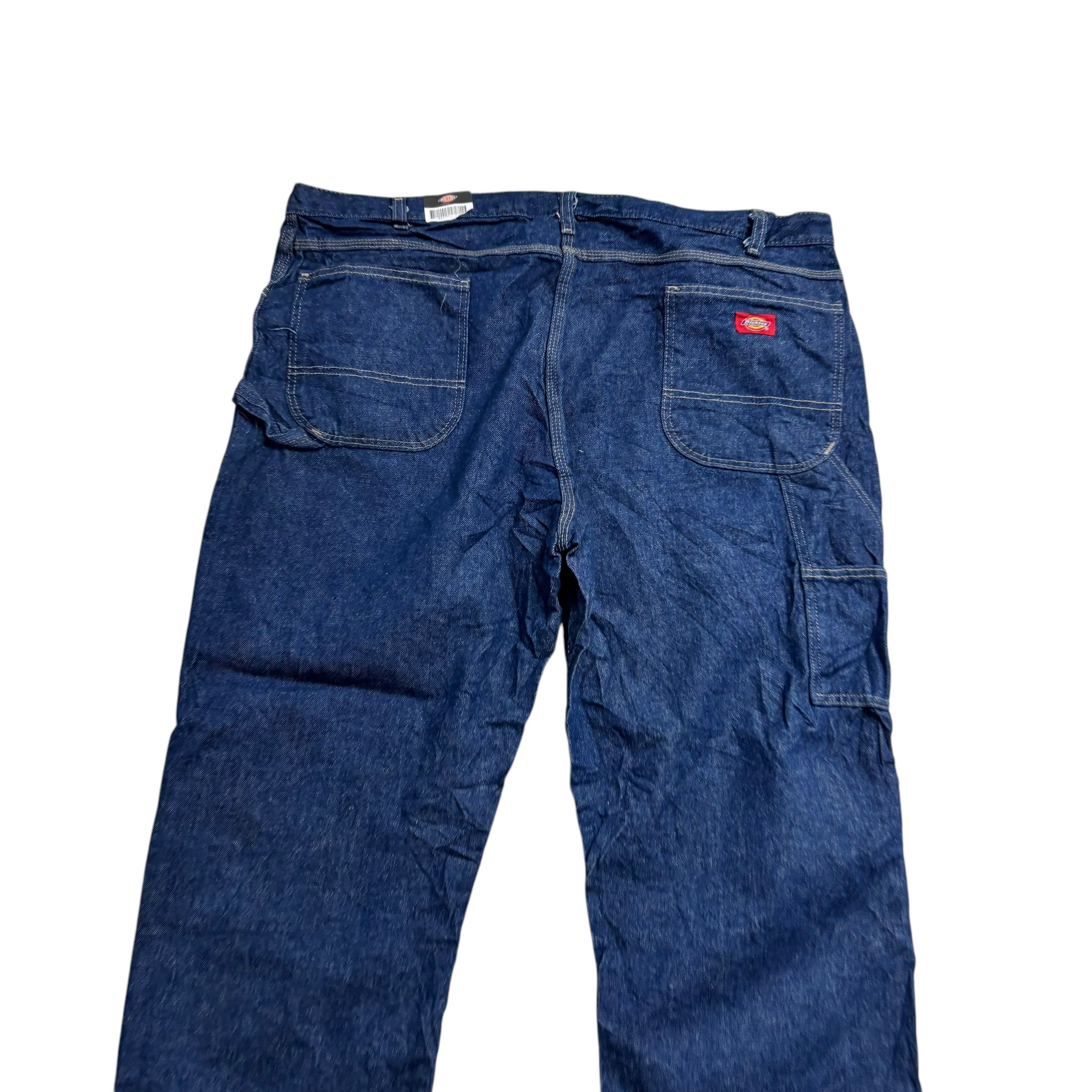 Dickies Carpenter Jeans W44 L32 Mens Dark Blue Relaxed Straight Fit Pants