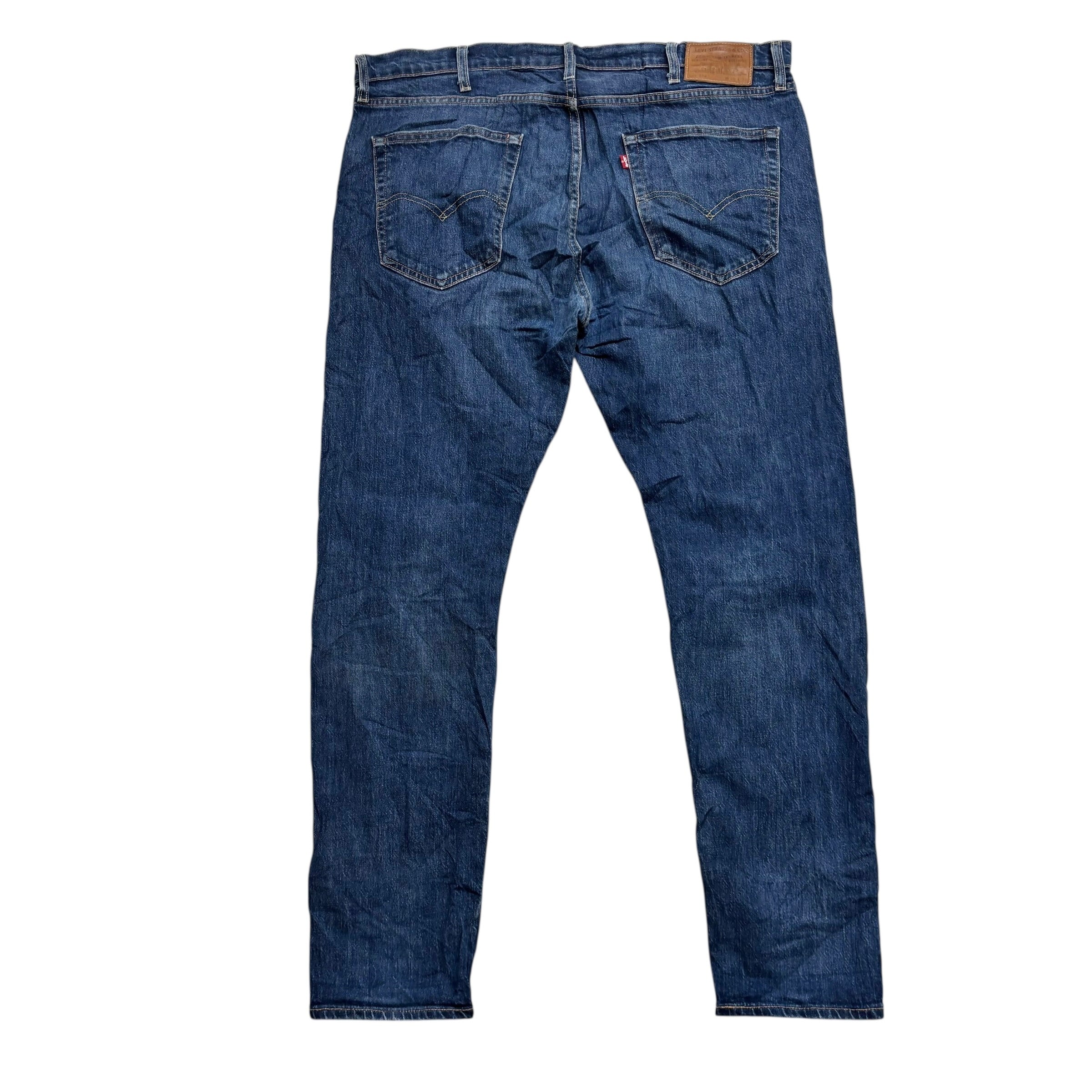Levis 512 Jeans W38 L32 Mens Mid Blue Slim Tapered Fit Stretch Denim (E)