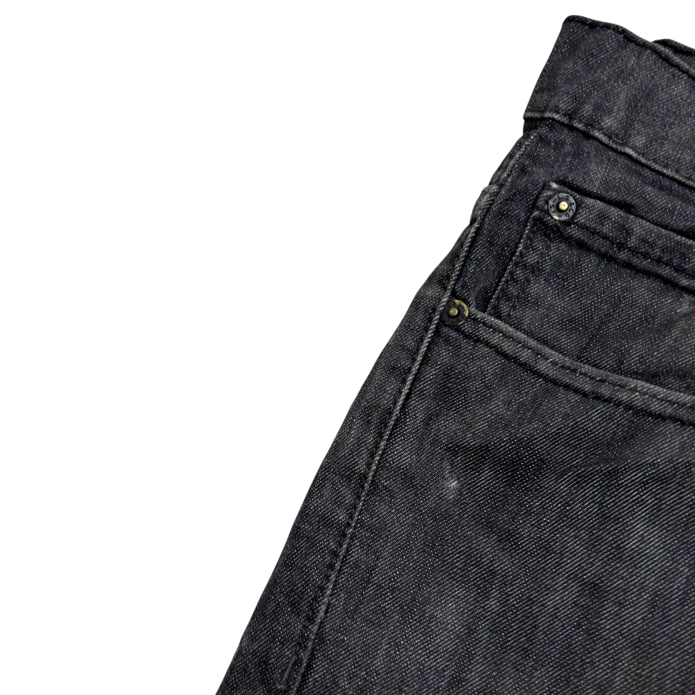 Levis 514 Jeans W35 L30 Mens Grey Slim Straight Fit Stretch Vintage Denim