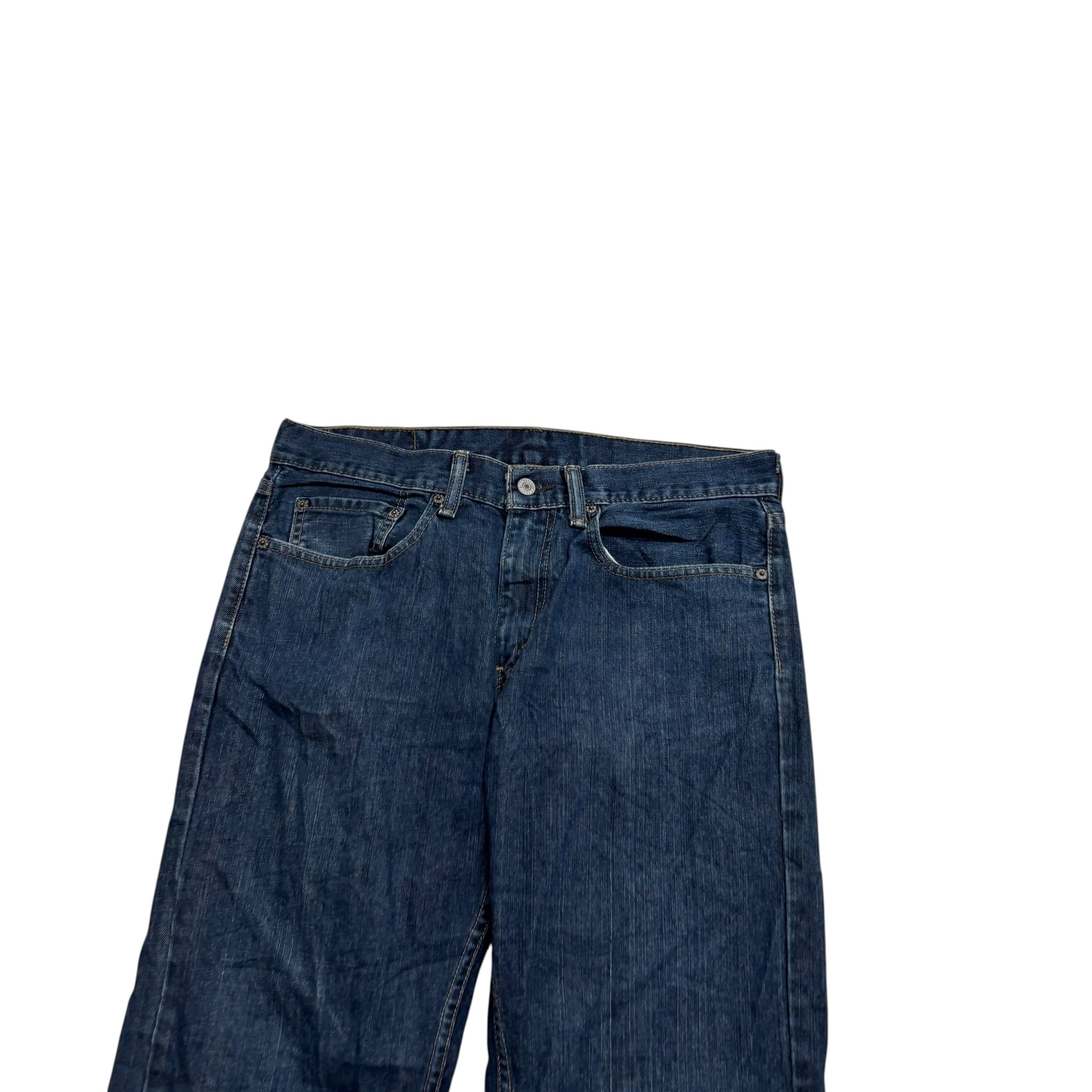 Levis 559 Jeans W31 L32 Mens Dark Blue Baggy Relaxed Straight Fit Vintage Denim