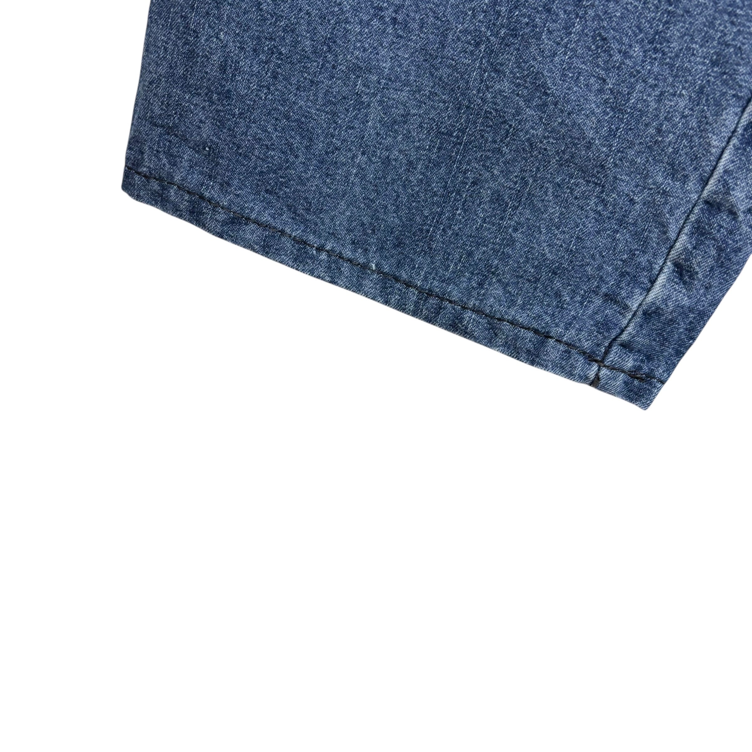 Wrangler Carpenter Jeans W40 L32 Mens Mid Blue Baggy Relaxed Fit Denim