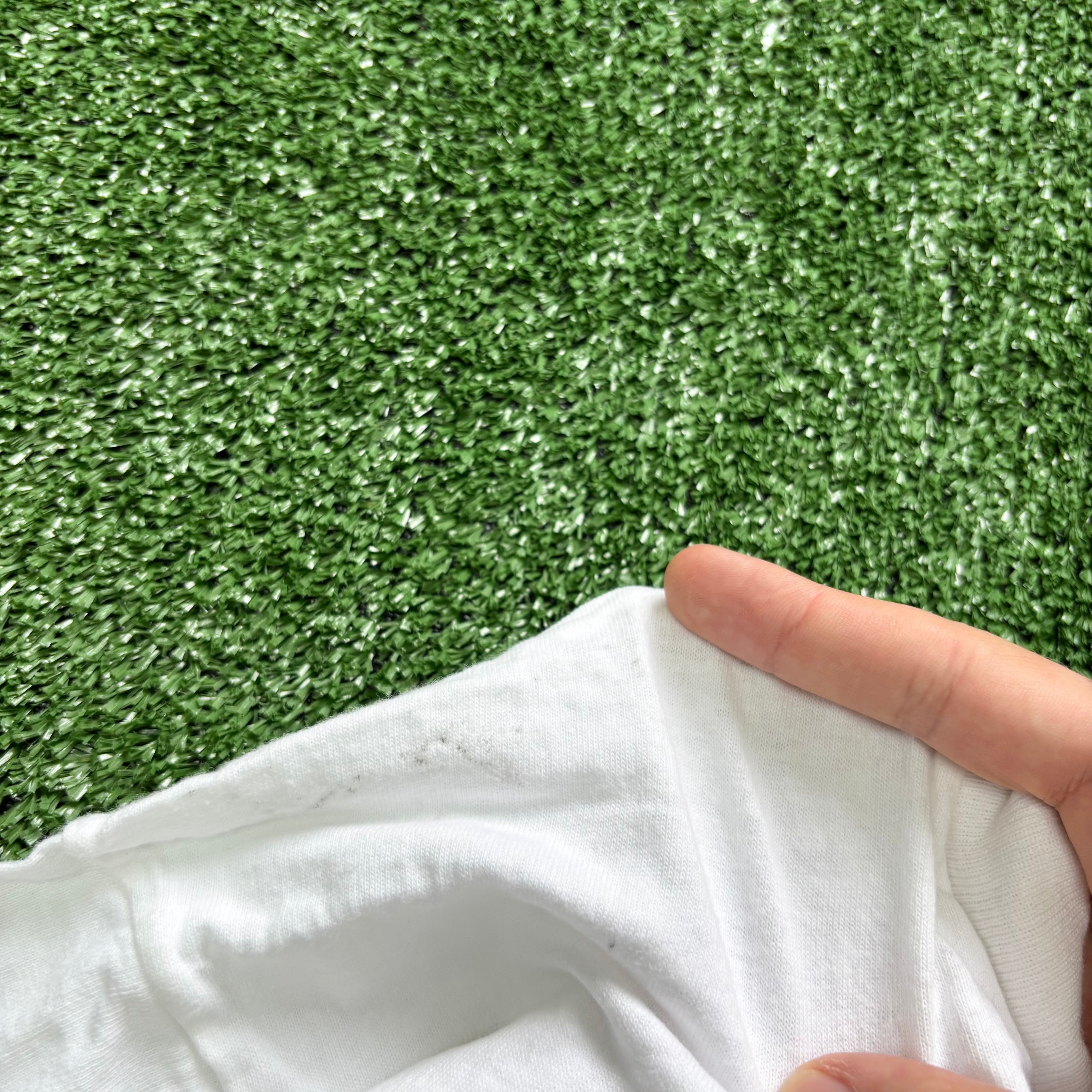 Vintage T Shirt Mens Large White Single Stitch Graphic Print 90s Boxy Fit