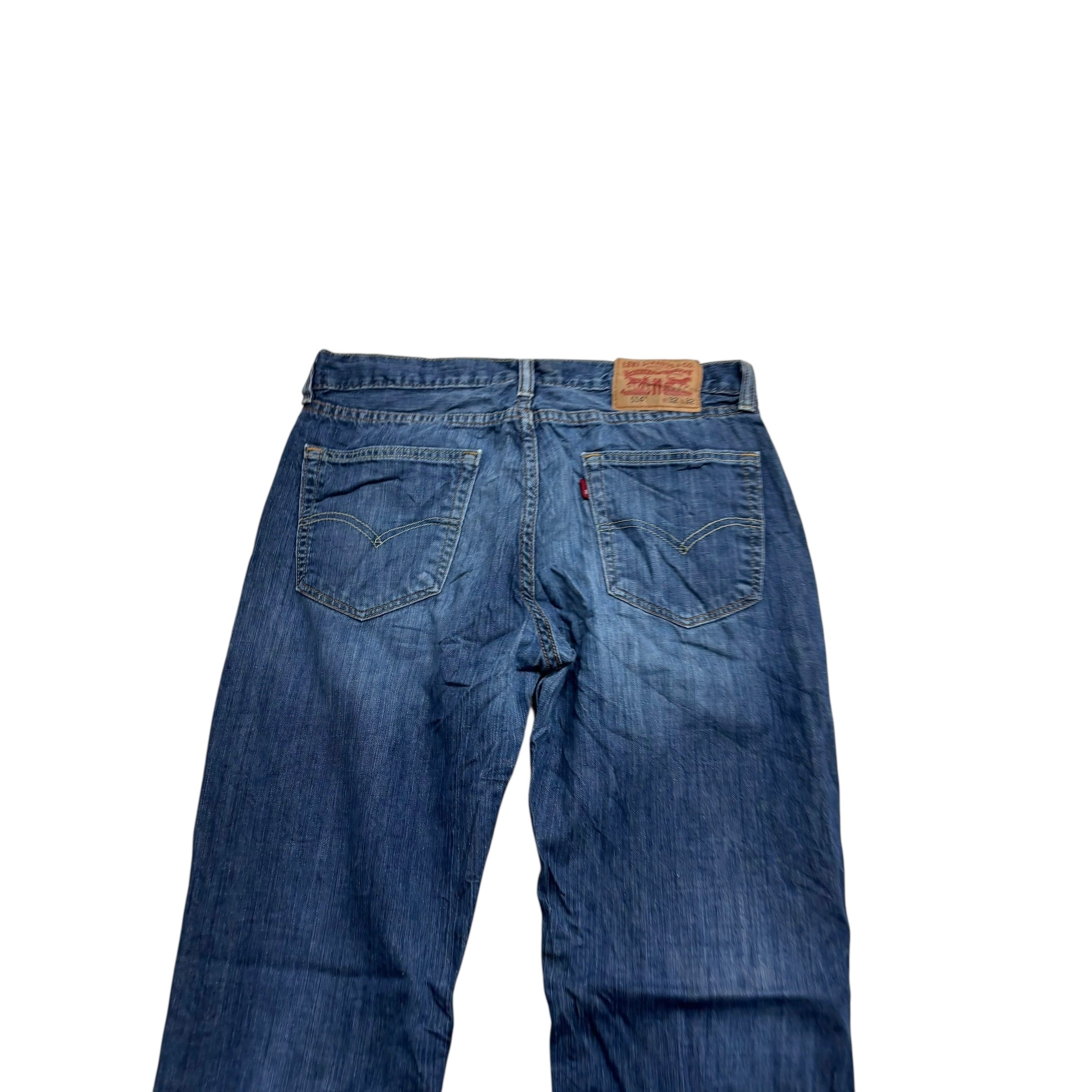 Levis 514 Jeans W32 L32 Mens Dark Blue Regular Straight Fit Denim