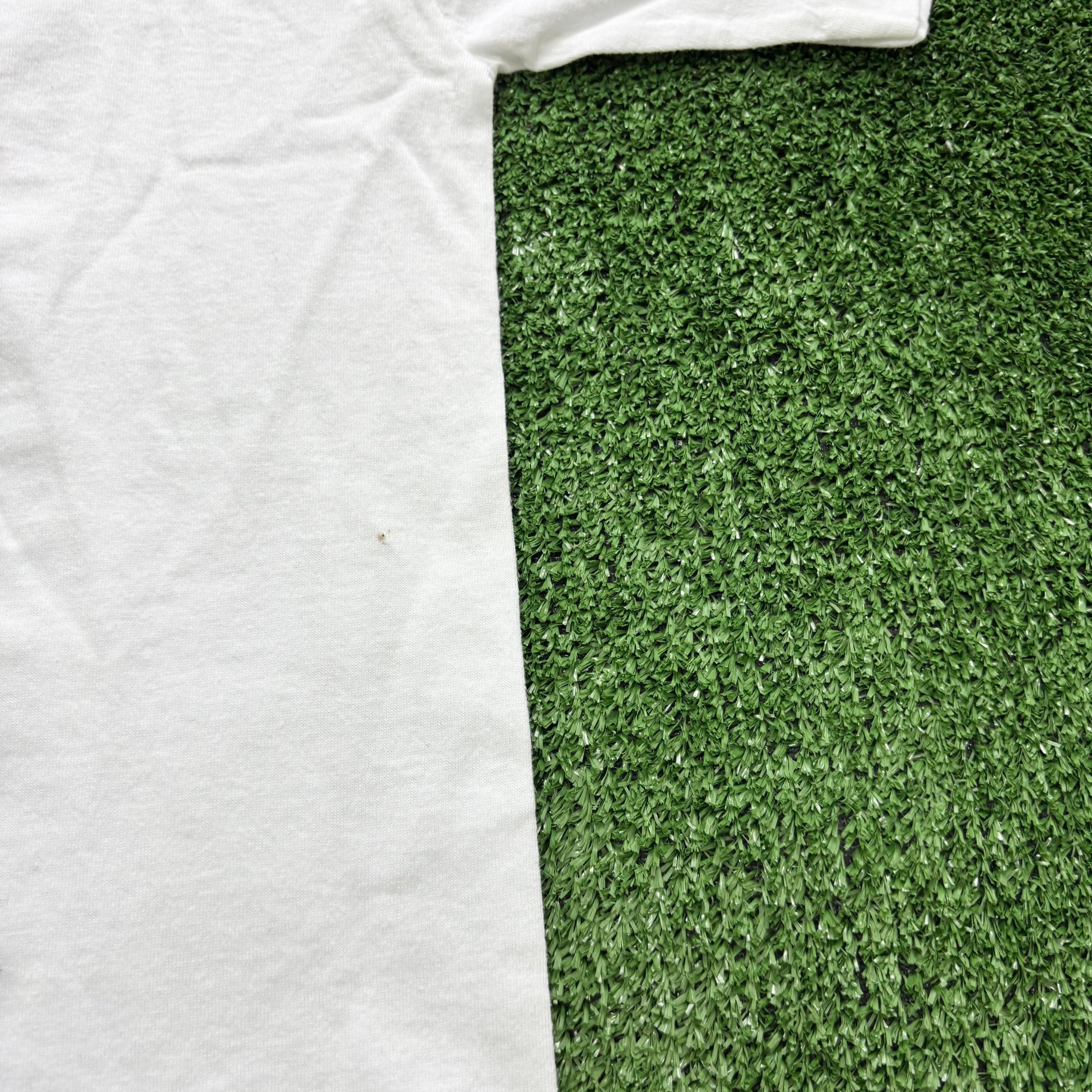 Vintage T Shirt Mens XS White Single Stitch Graphic Print 90s Airplanes