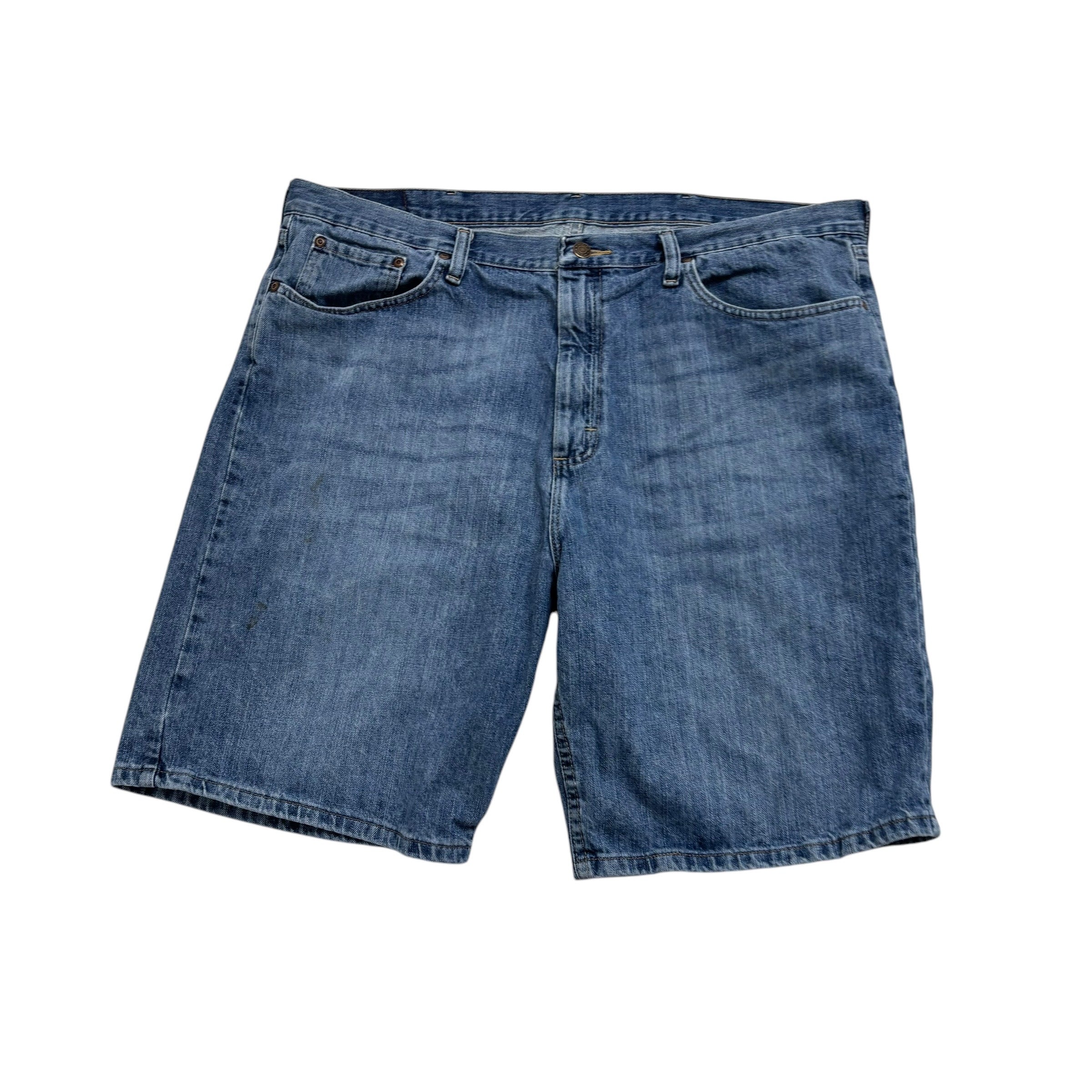 Wrangler Baggy Jorts W40 Mens Denim Shorts Mid Blue Relaxed Fit (F)