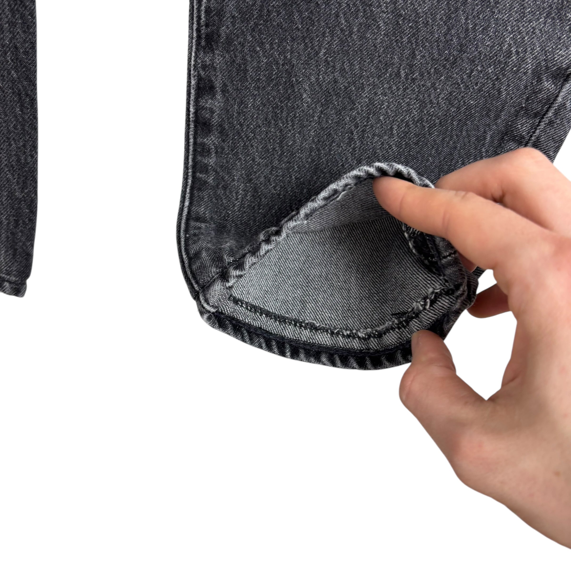 Levis 512 Jeans W31 L27 Mens Black Slim Tapered Fit Stretch Premium Denim (E)