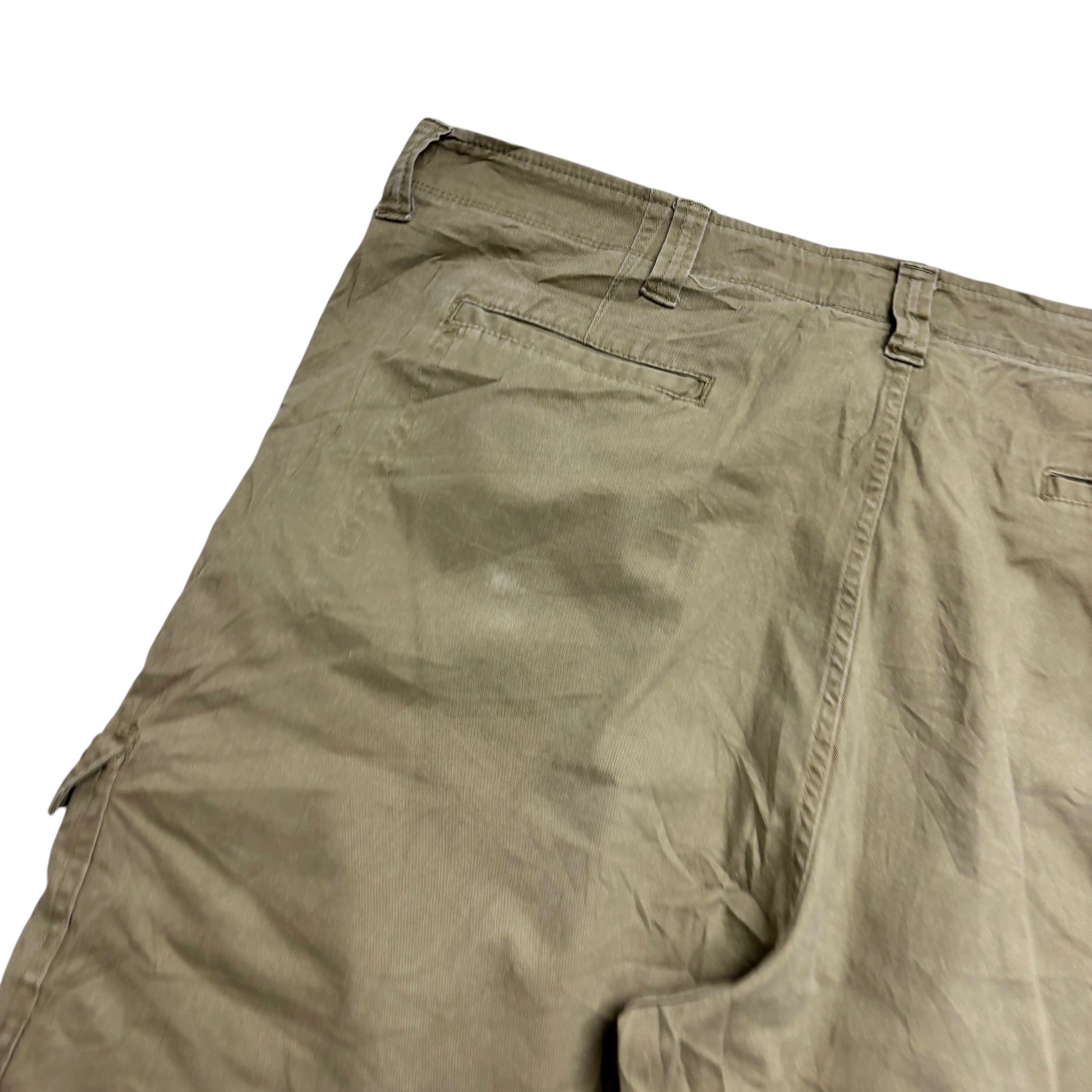 Wrangler Cargo Pants W44 L30 Mens Beige Baggy Relaxed Straight Fit Trousers