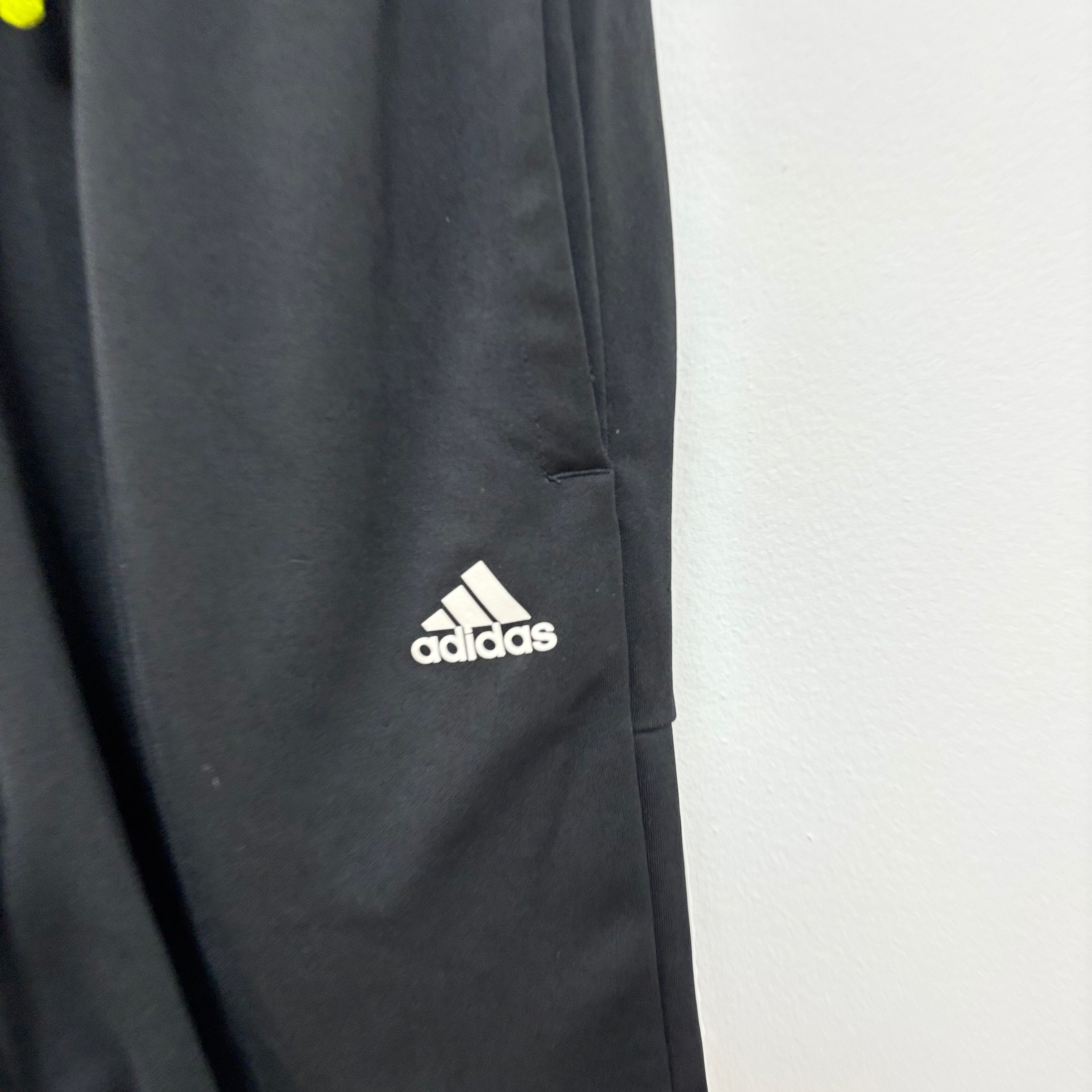 Adidas Shorts Mens Small Black Sports Running Gym Athletic Pockets Climalite (E)