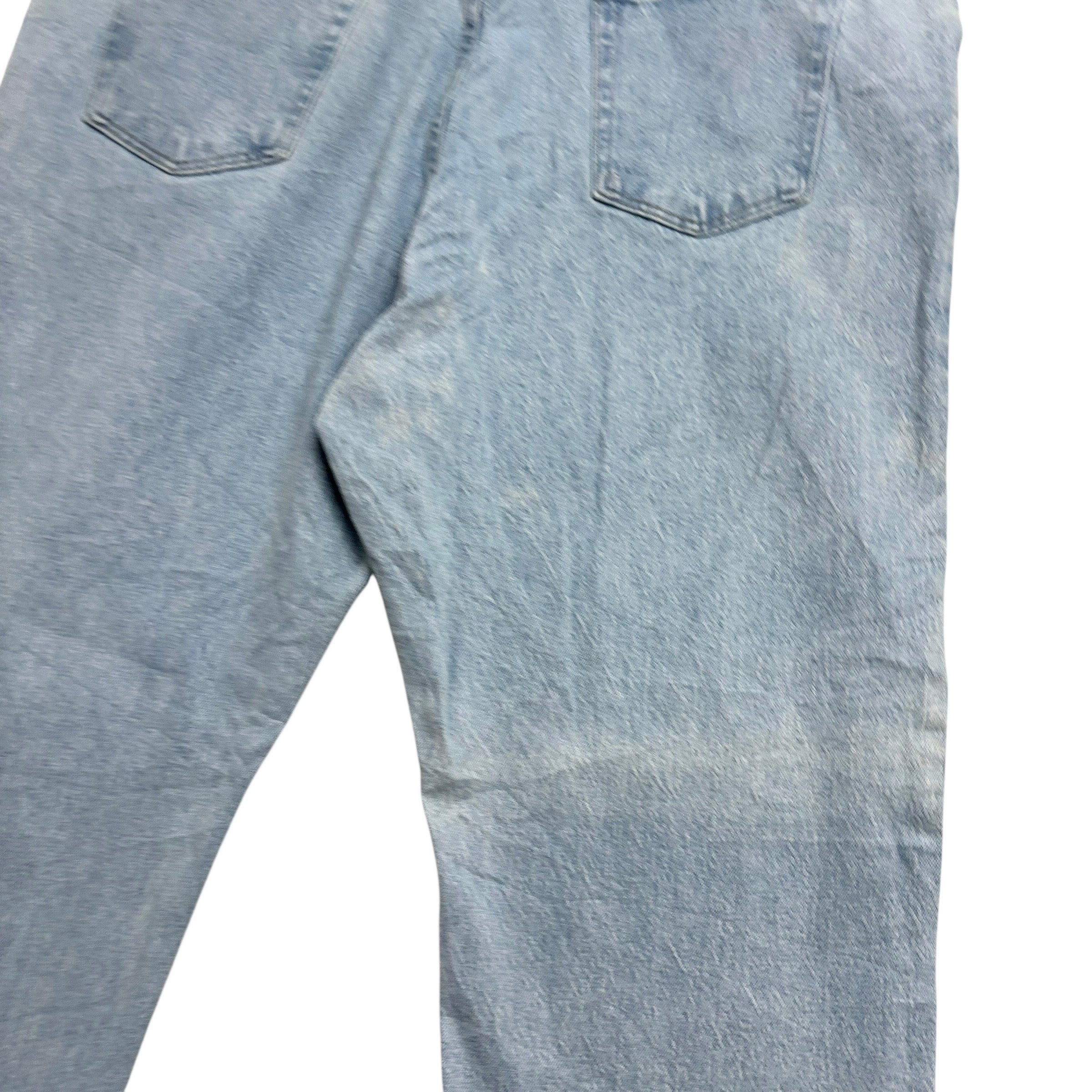 Wrangler Jeans W40 L32 Mens Light Blue Relaxed Straight Fit Stretch Denim