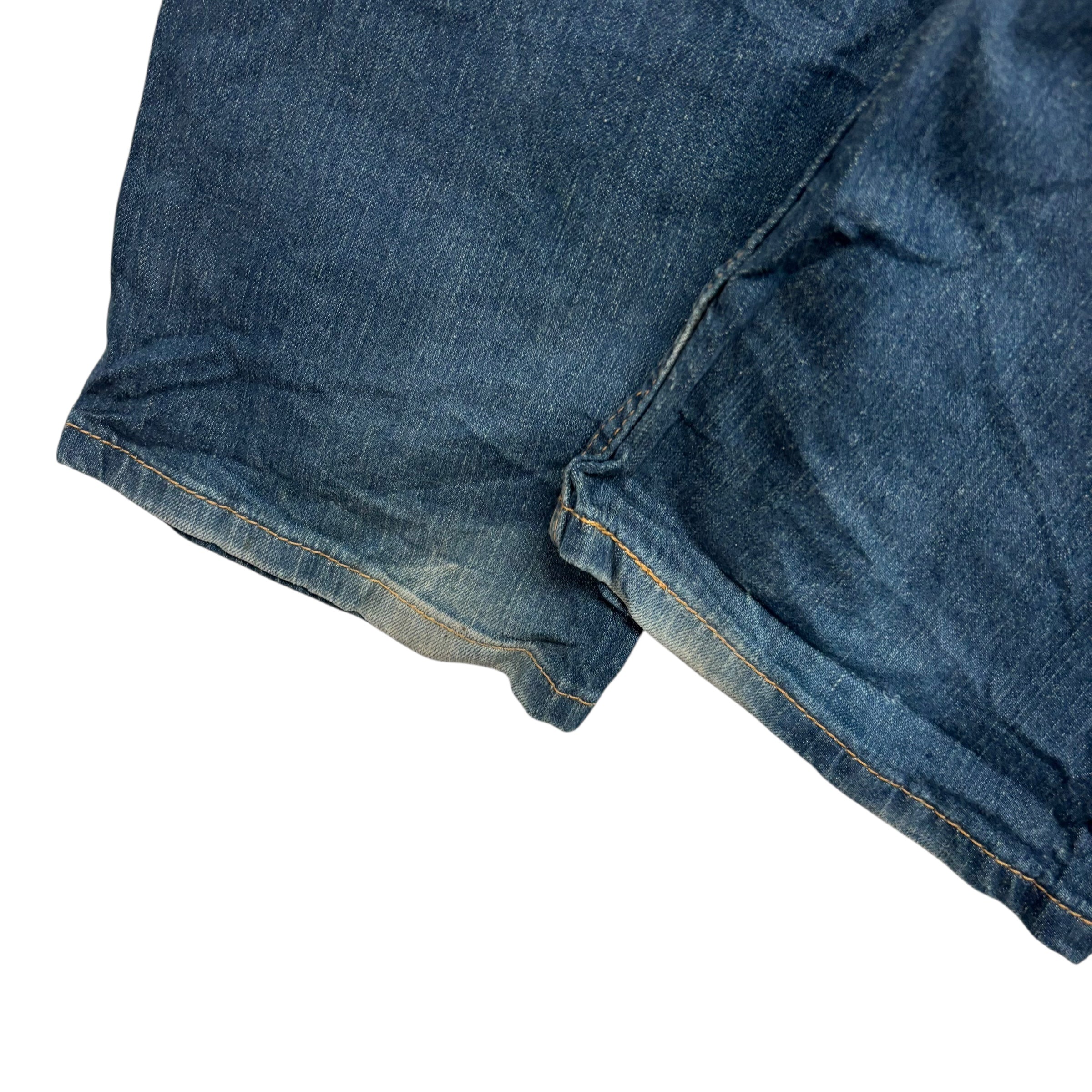 Levis 514 Jeans W34 L30 Mens Dark Blue Regular Straight Fit Stretch Denim