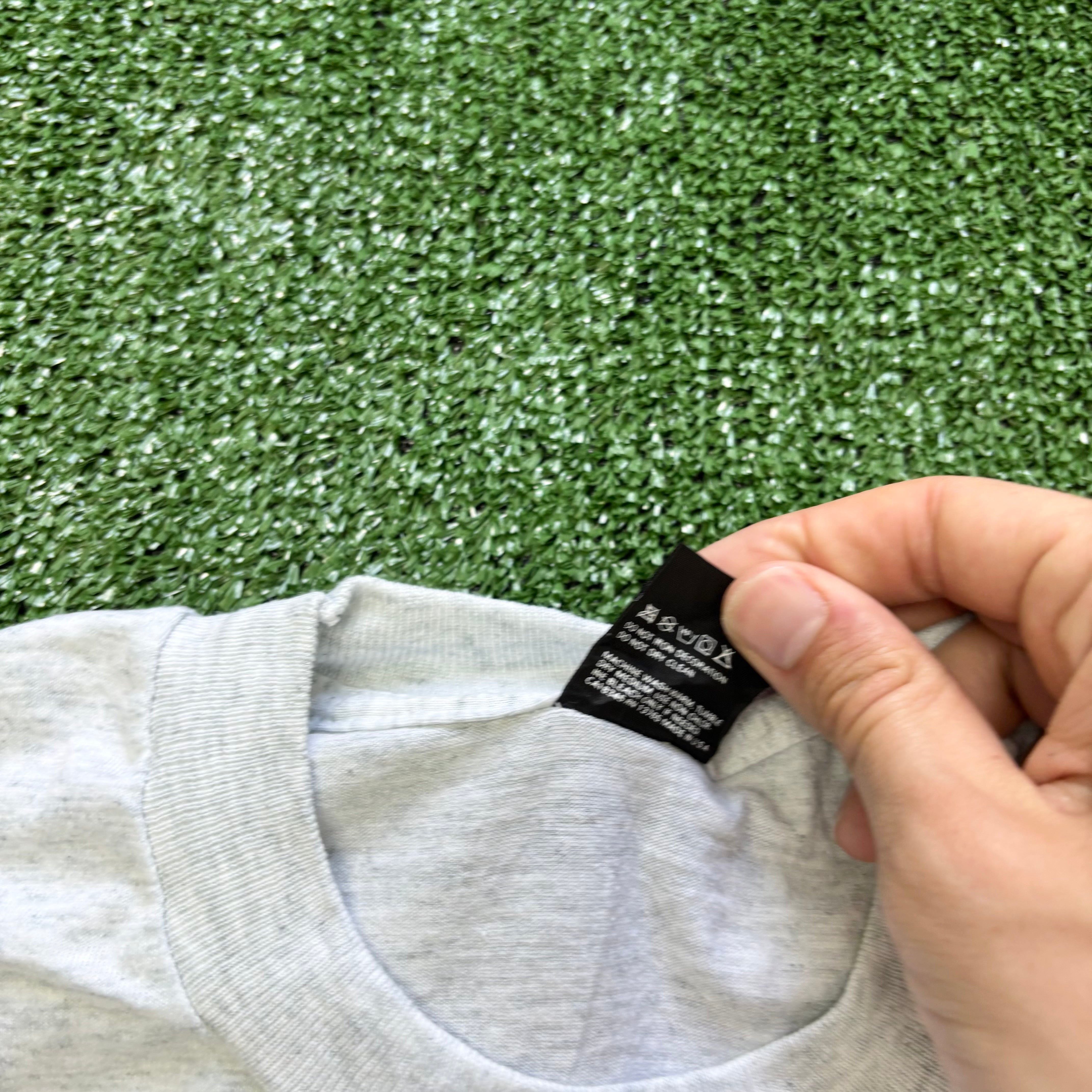 Vintage T Shirt Mens XL Grey Single Stitch Graphic Print 90s USA (E)