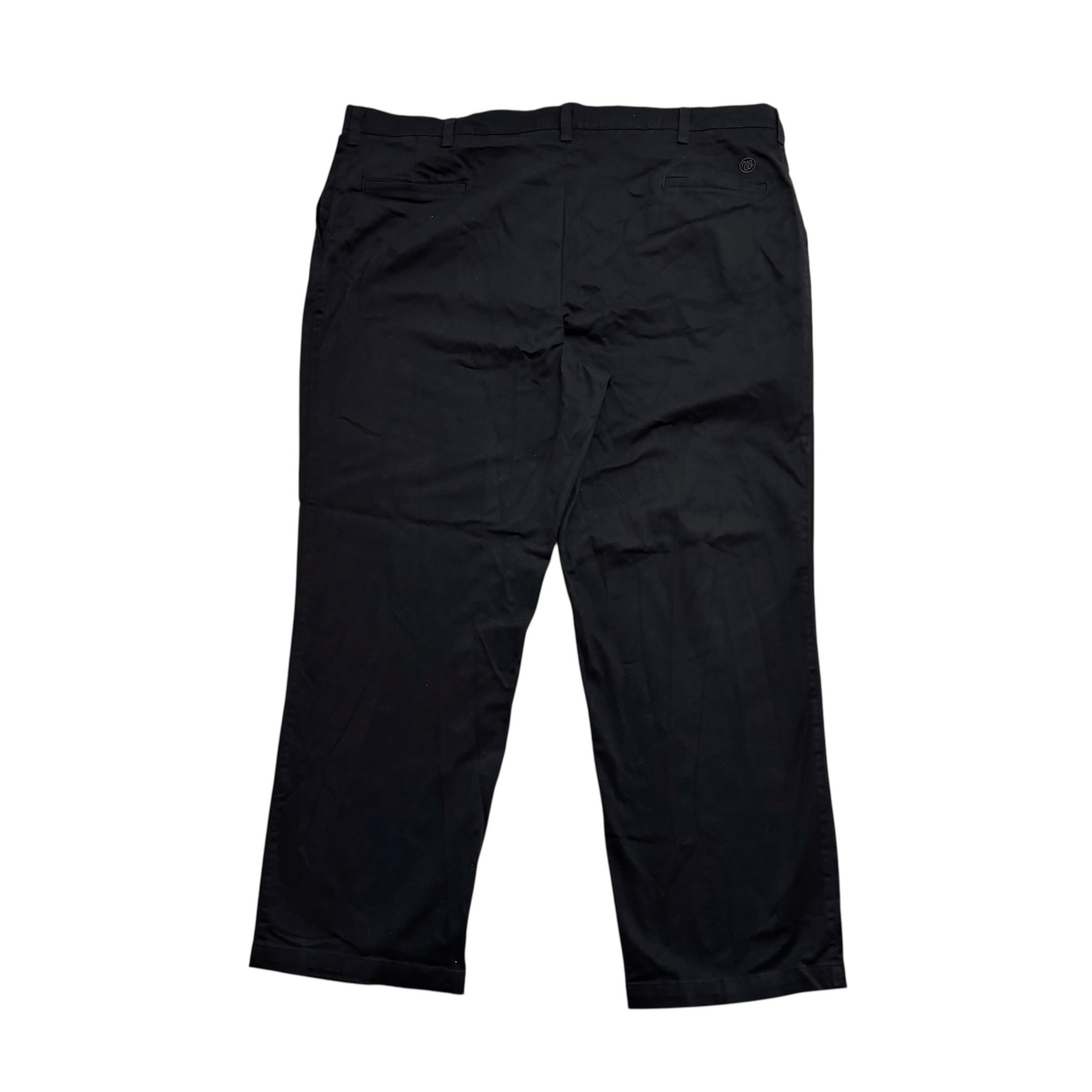 Wrangler Trousers W44 L30 Mens Black Relaxed Straight Fit Pants (E)