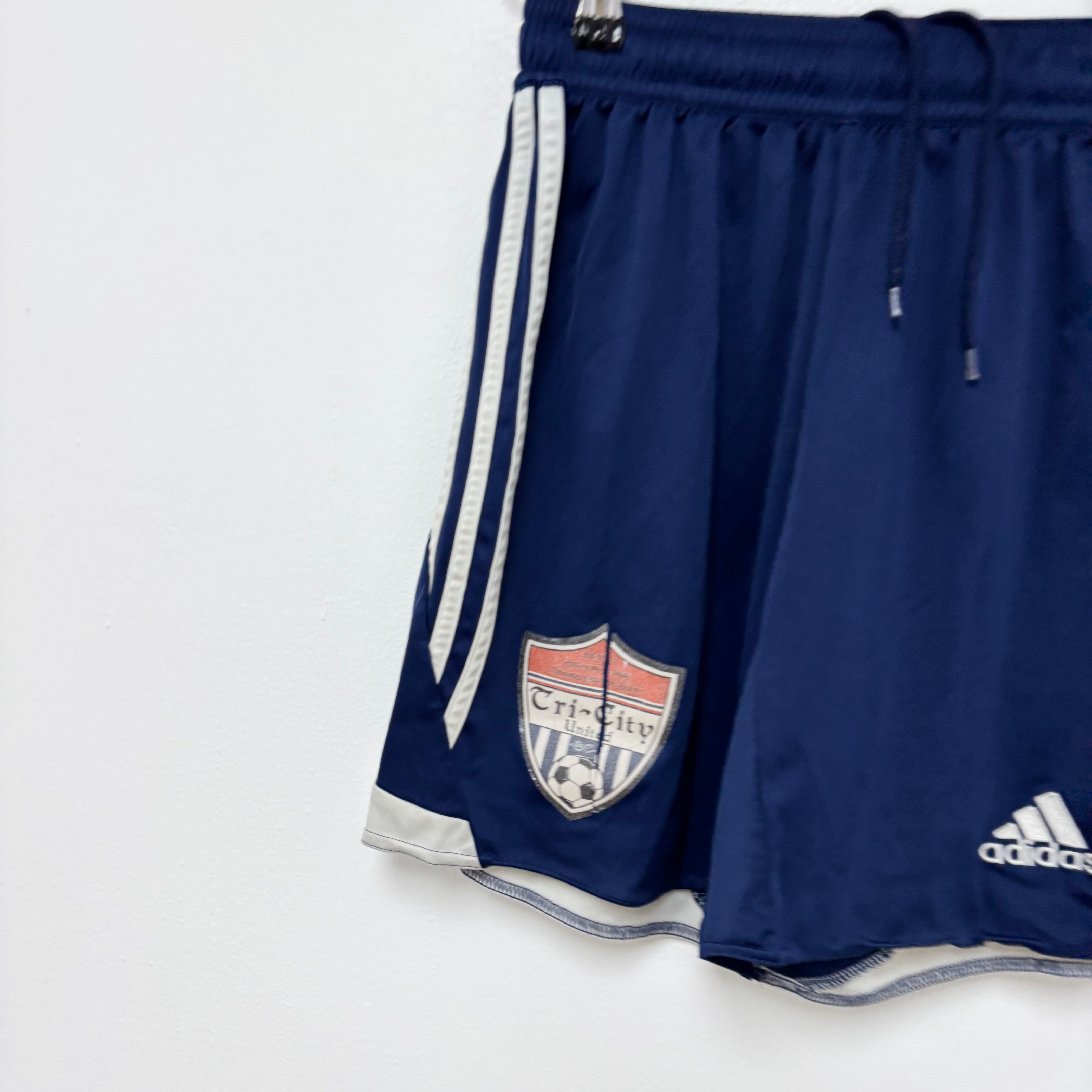 Adidas Shorts Mens Small Navy Blue Sports Running Gym Athletic
