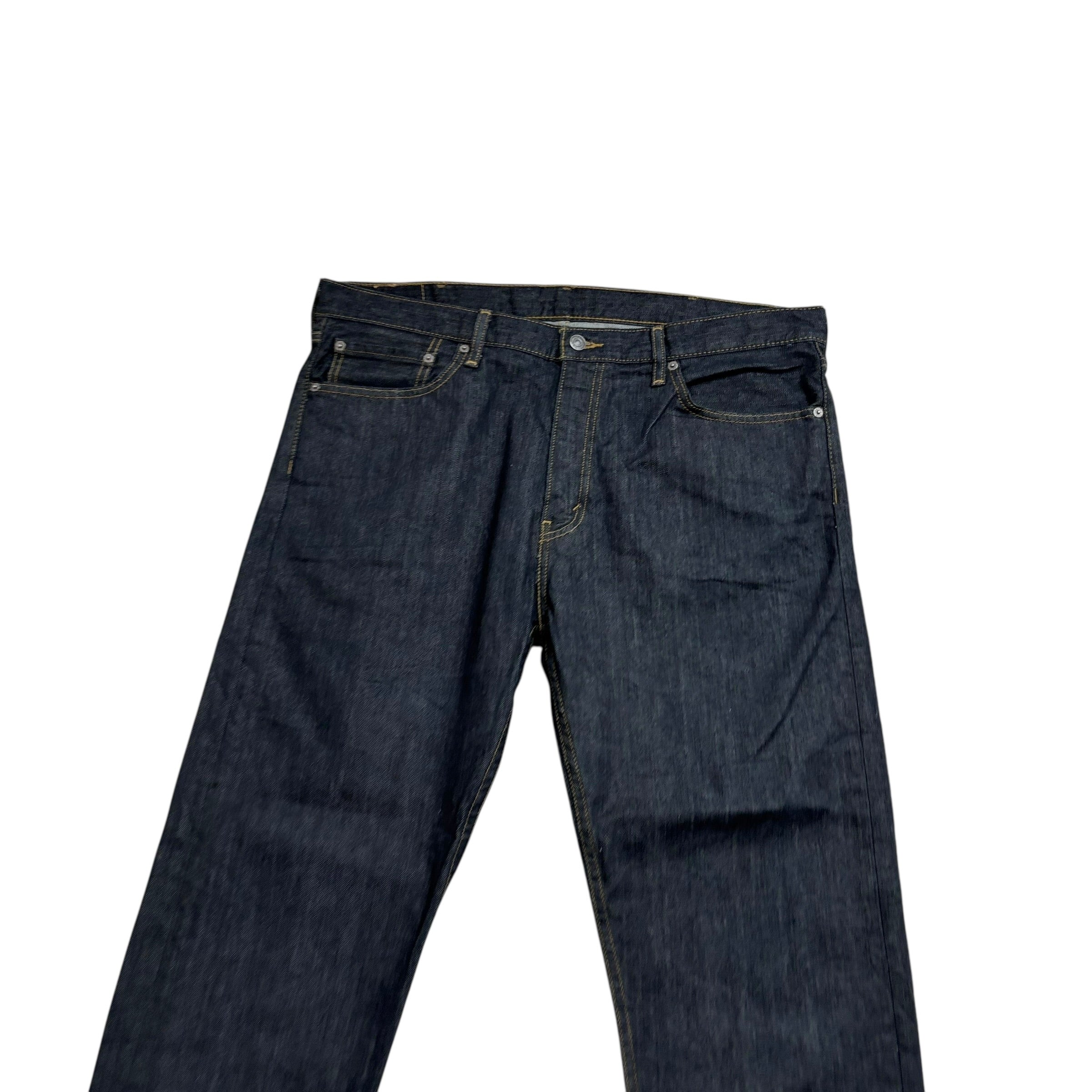 Levis 508 Jeans W38 L32 Mens Dark Blue Regular Tapered Fit Denim (E)