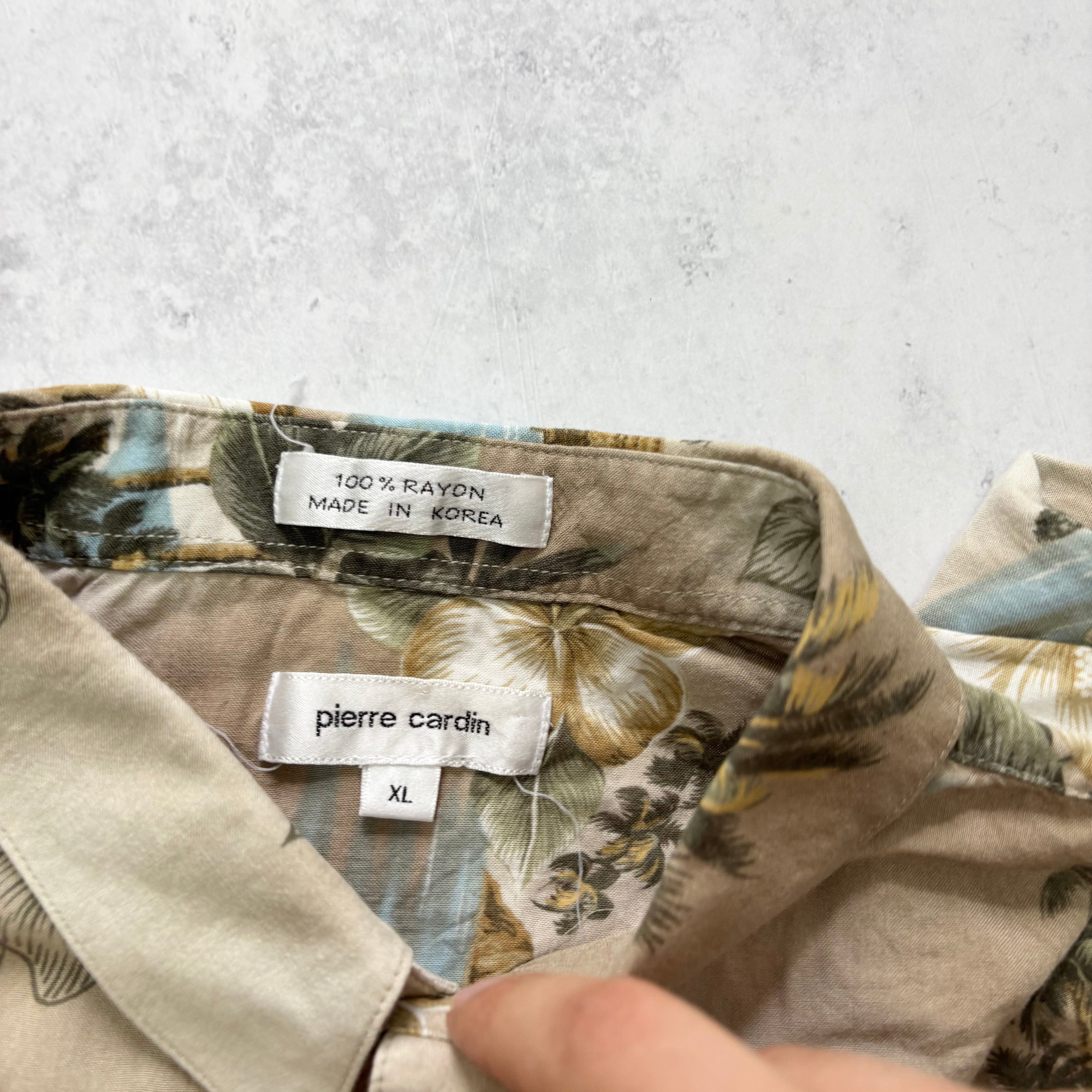 Vintage Hawaiian Shirt Mens XL Floral Aloha Short Sleeve Rayon (E)