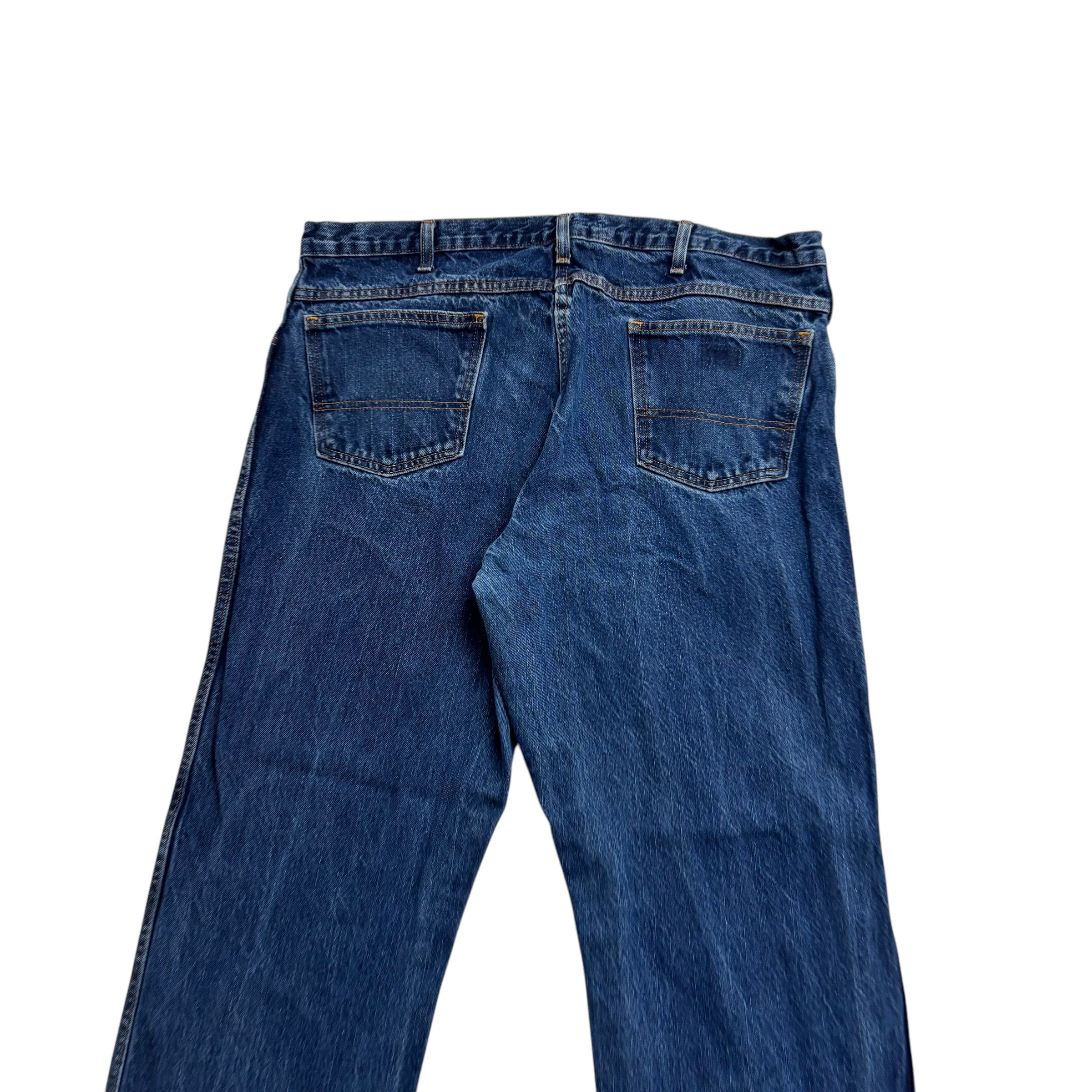 Dickies Jeans W40 L30 Mens Dark Blue Relaxed Straight Fit Denim