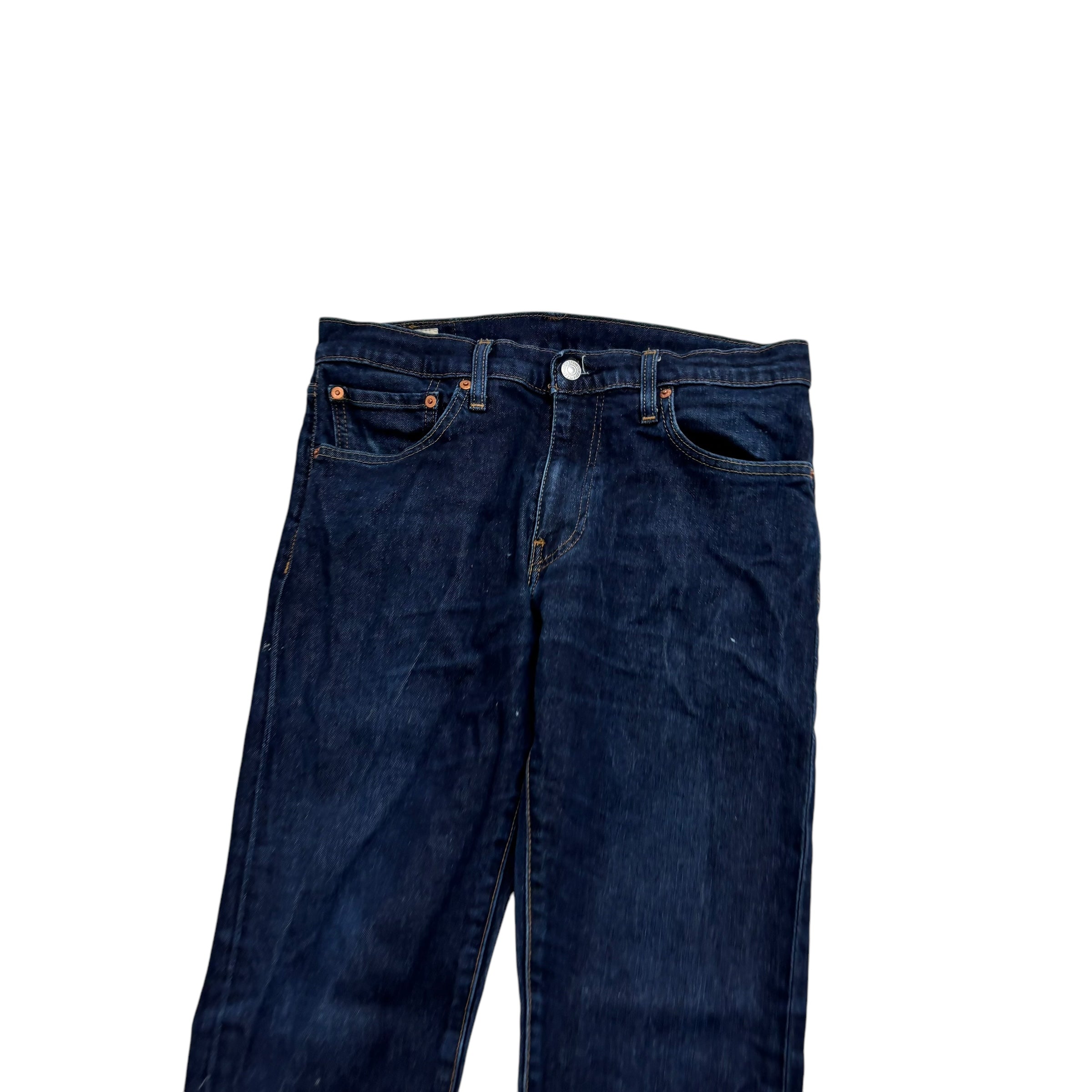 Levis 512 Jeans W31 L29 Mens Dark Blue Slim Tapered Fit Stretch Premum Denim (F)