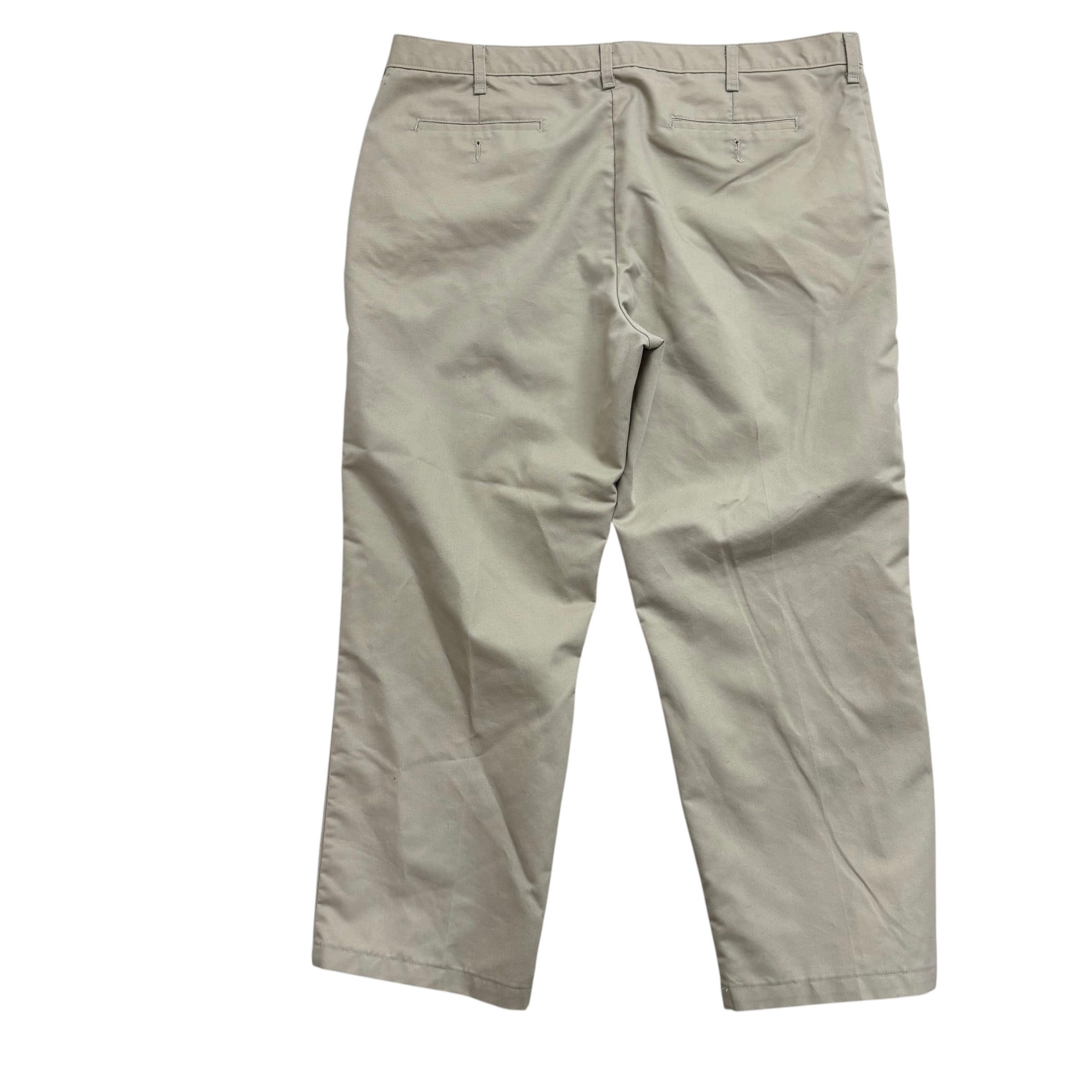 Lee Trousers W40 L29 Mens Cream Relaxed Fit Total Freedom Pants (E)
