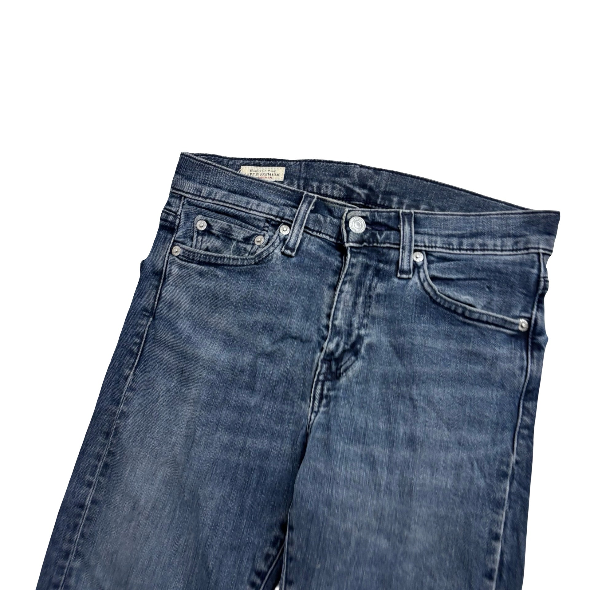 Levis 510 Jeans W27 L32 Mens Navy Blue Skinny Fit Stretch Denim