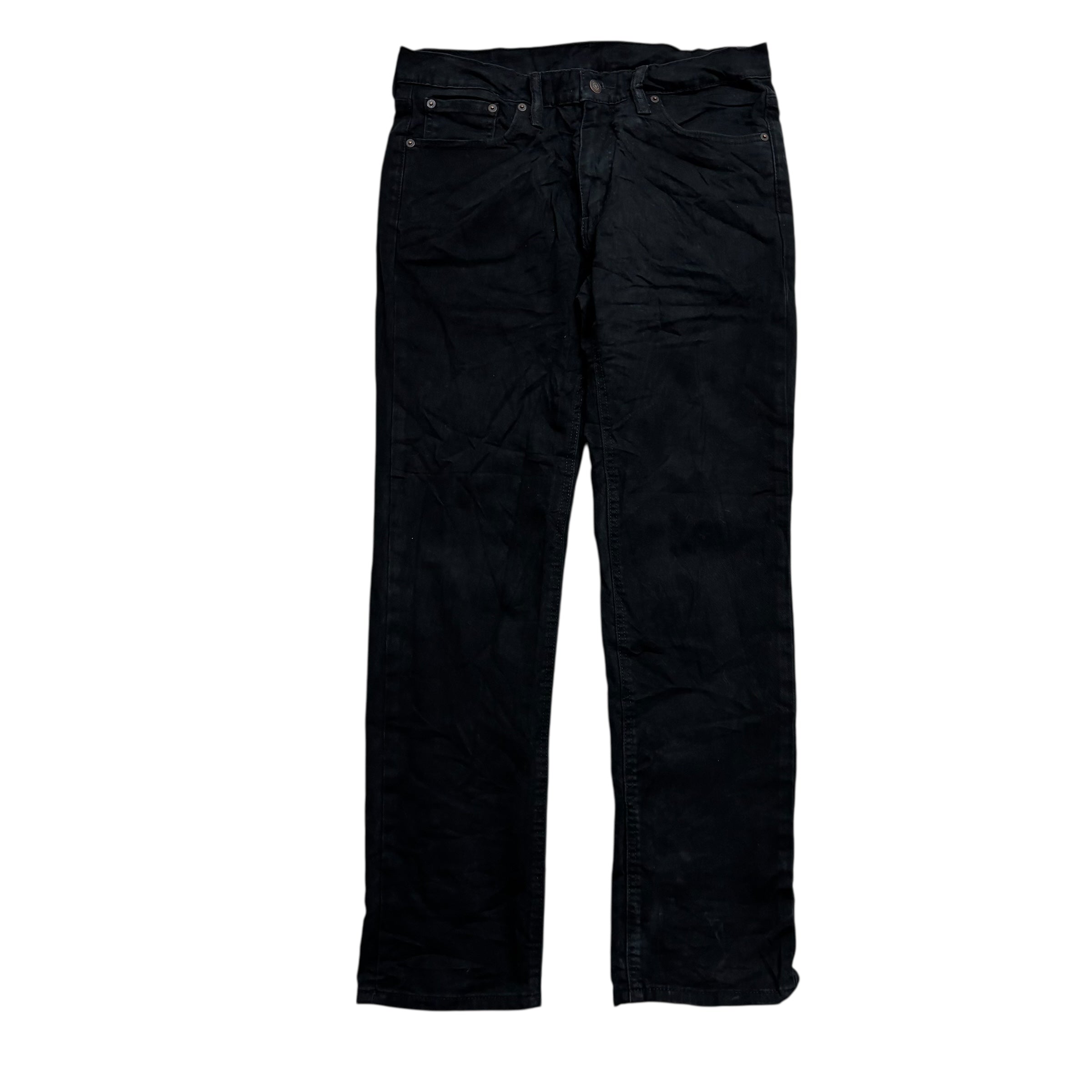 Levis 541 Jeans W32 L31 Mens Black Athletic Tapered Fit Stretch Denim (E)