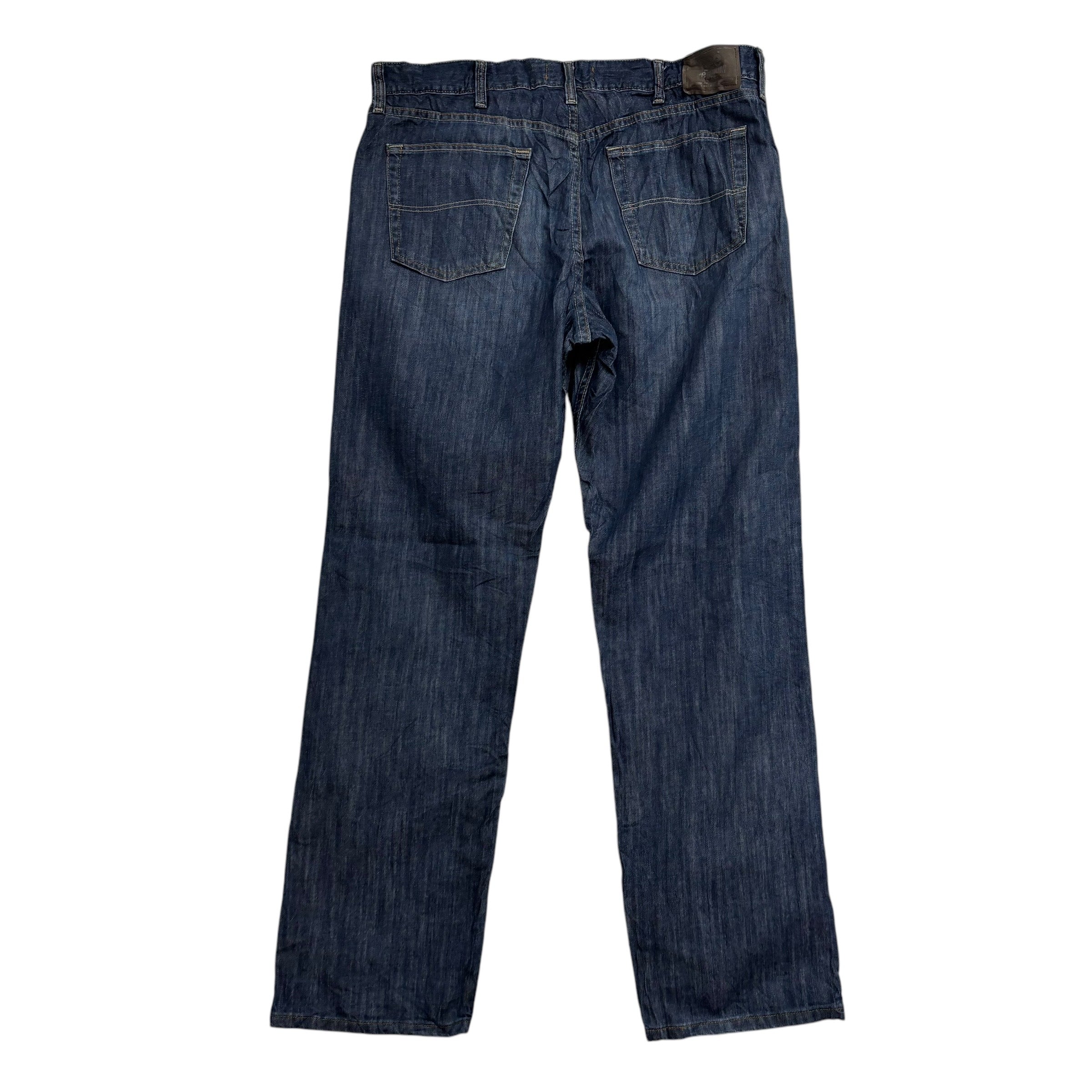 Lee Jeans W38 L34 Mens Dark Blue Regular Straight Fit Vintage Denim (E)