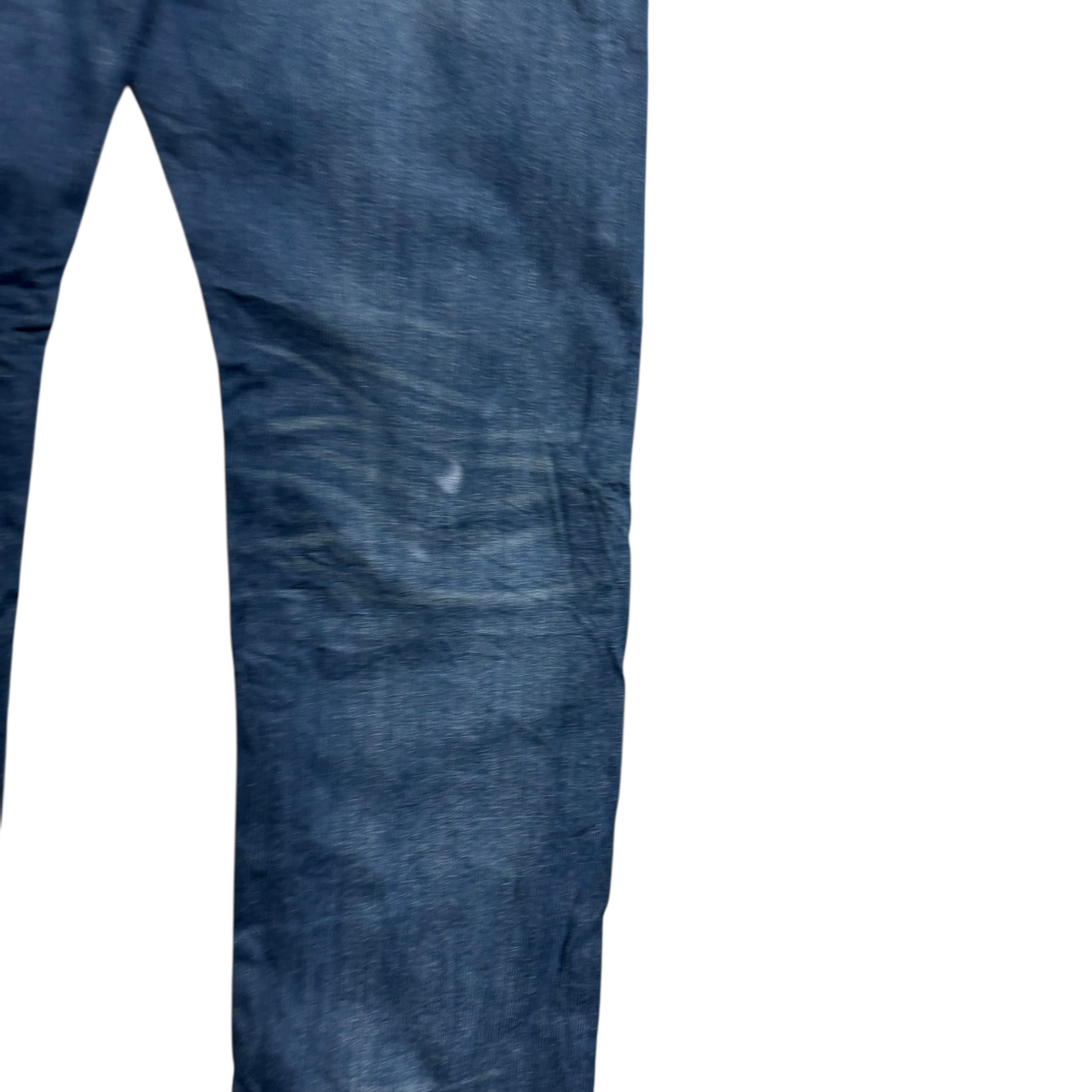 Levis 513 Jeans W34 L32 Mens Dark Blue Slim Straight Fit Stretch Denim (F)