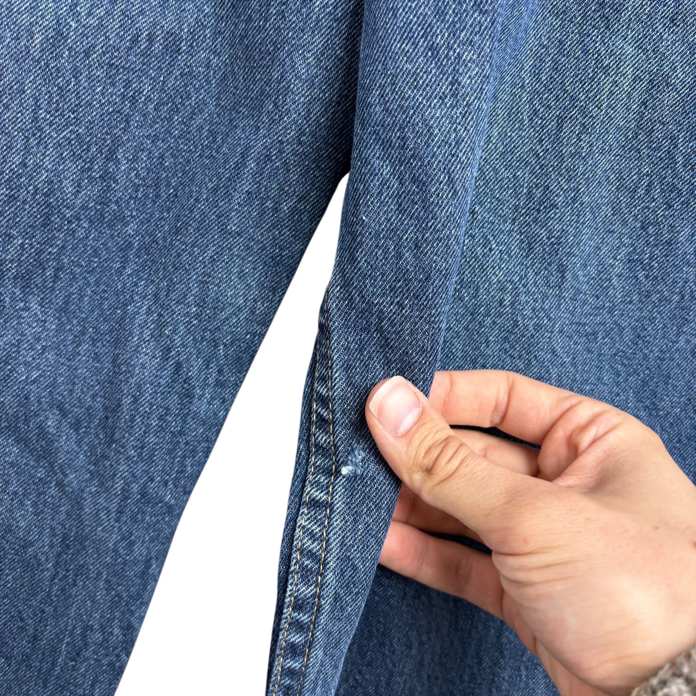 Levis 550 Jeans W36 L30 Mens Mid Blue Baggy Relaxed Straight Fit Denim (F)