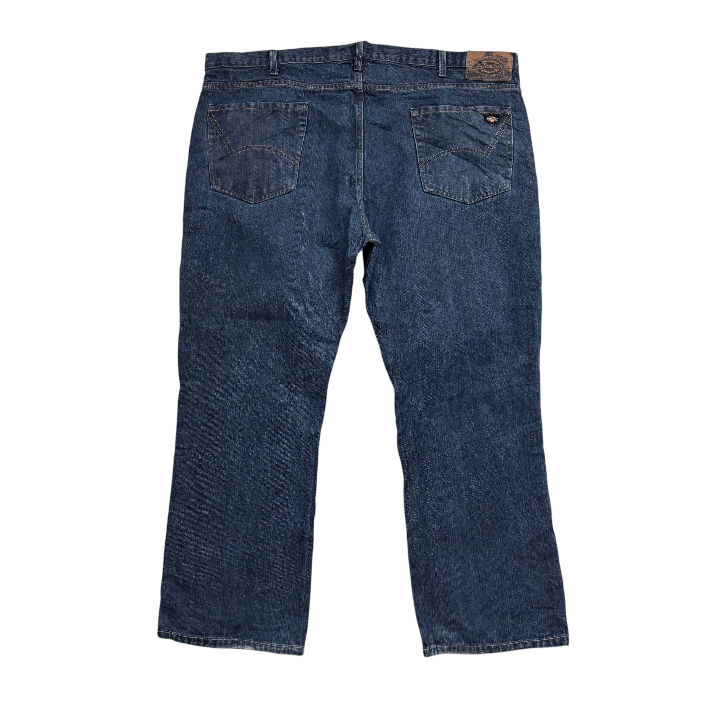 Dickies Jeans W46 L30 Mens Dark Blue Regular Straight Fit Denim (E)