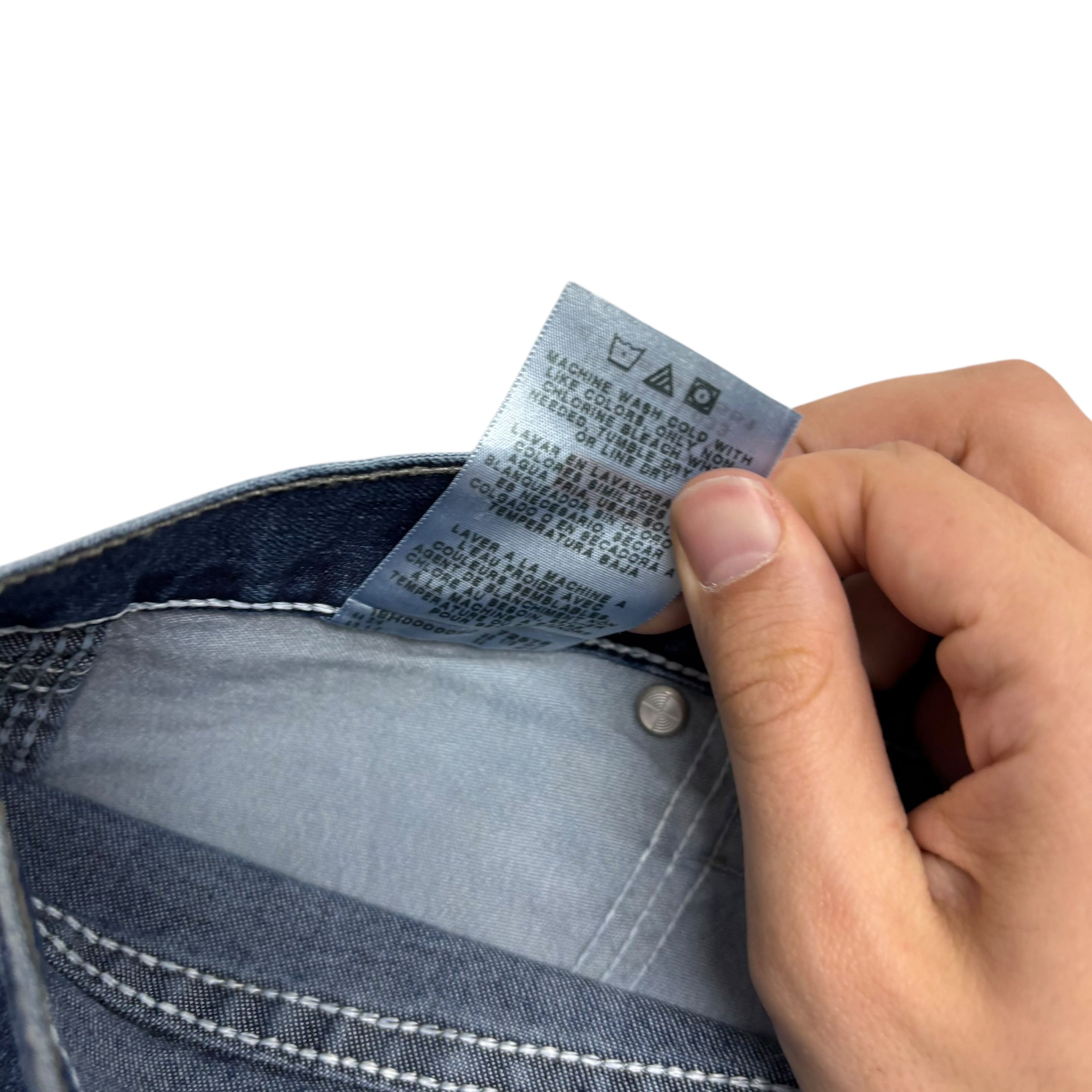 Wrangler Carpenter Jeans W42 L32 Mens Dark Blue Relaxed Straight Fit Denim (E)