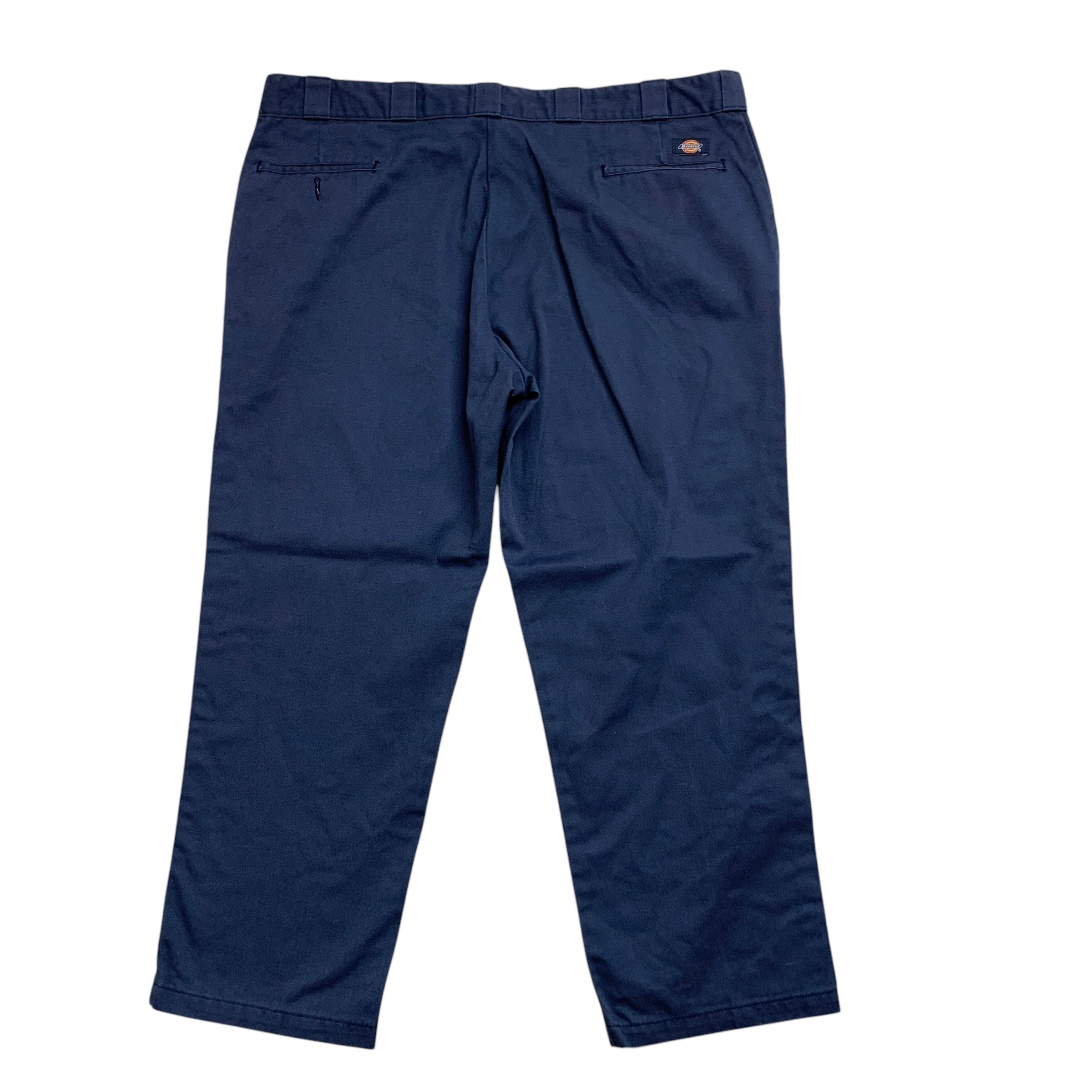 Dickies 874 Trousers W46 L30 Mens Blue Pants Original Straight Fit Workwear