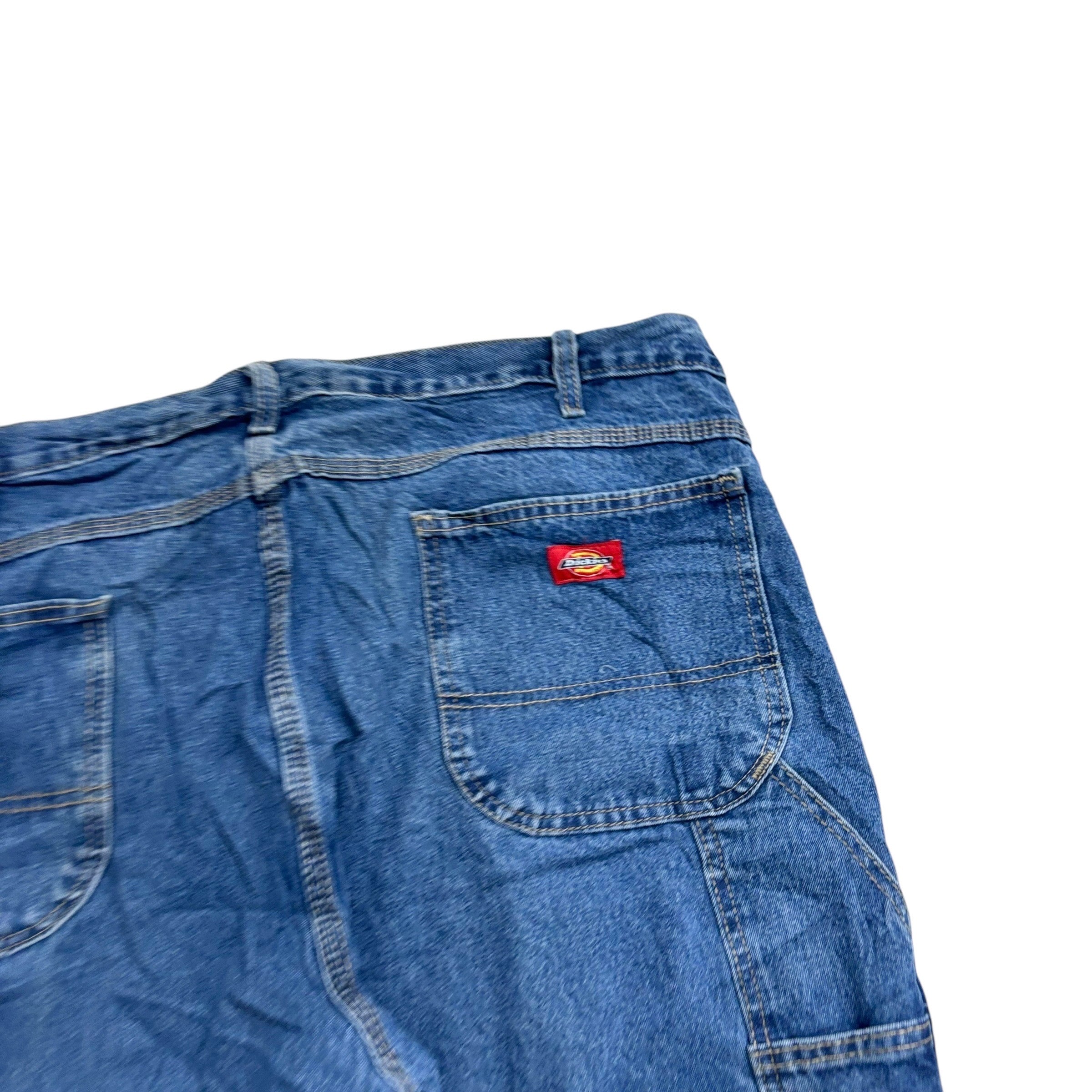 Dickies Carpenter Jeans W40 L34 Mens Mid Blue Relaxed Straight Fit Pants