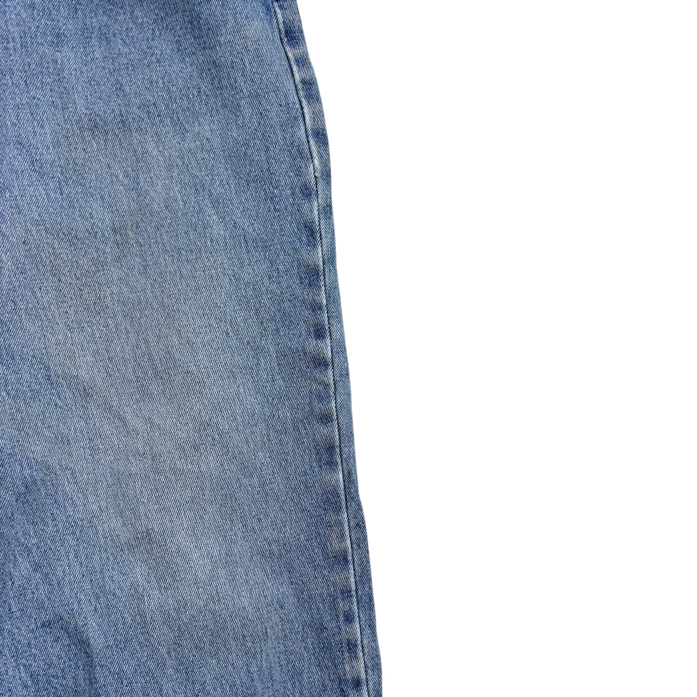 Levis 550 Jeans W35 L30 Mens Light Blue Baggy Relaxed Straight Fit Denim (F)