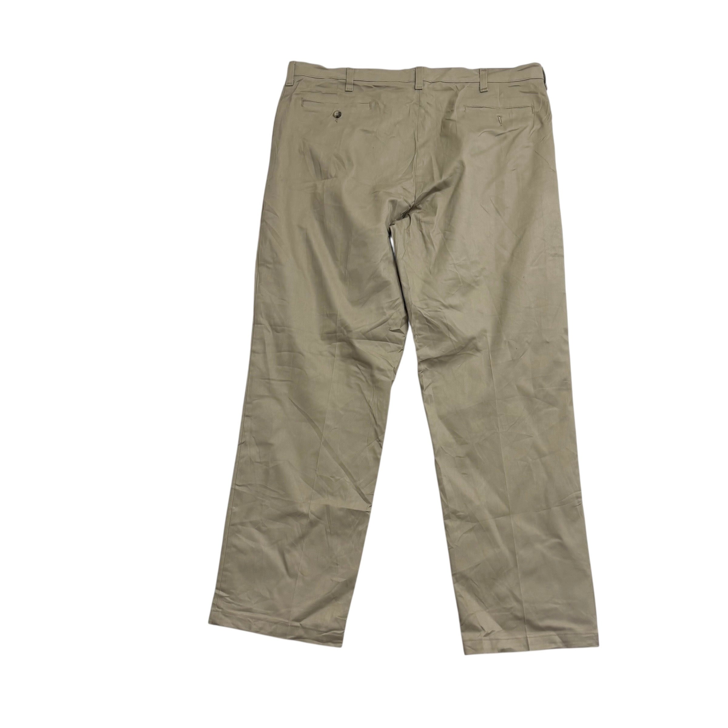 Lee Trousers W40 L29 Mens Cream Relaxed Fit Total Freedom Pants (E)
