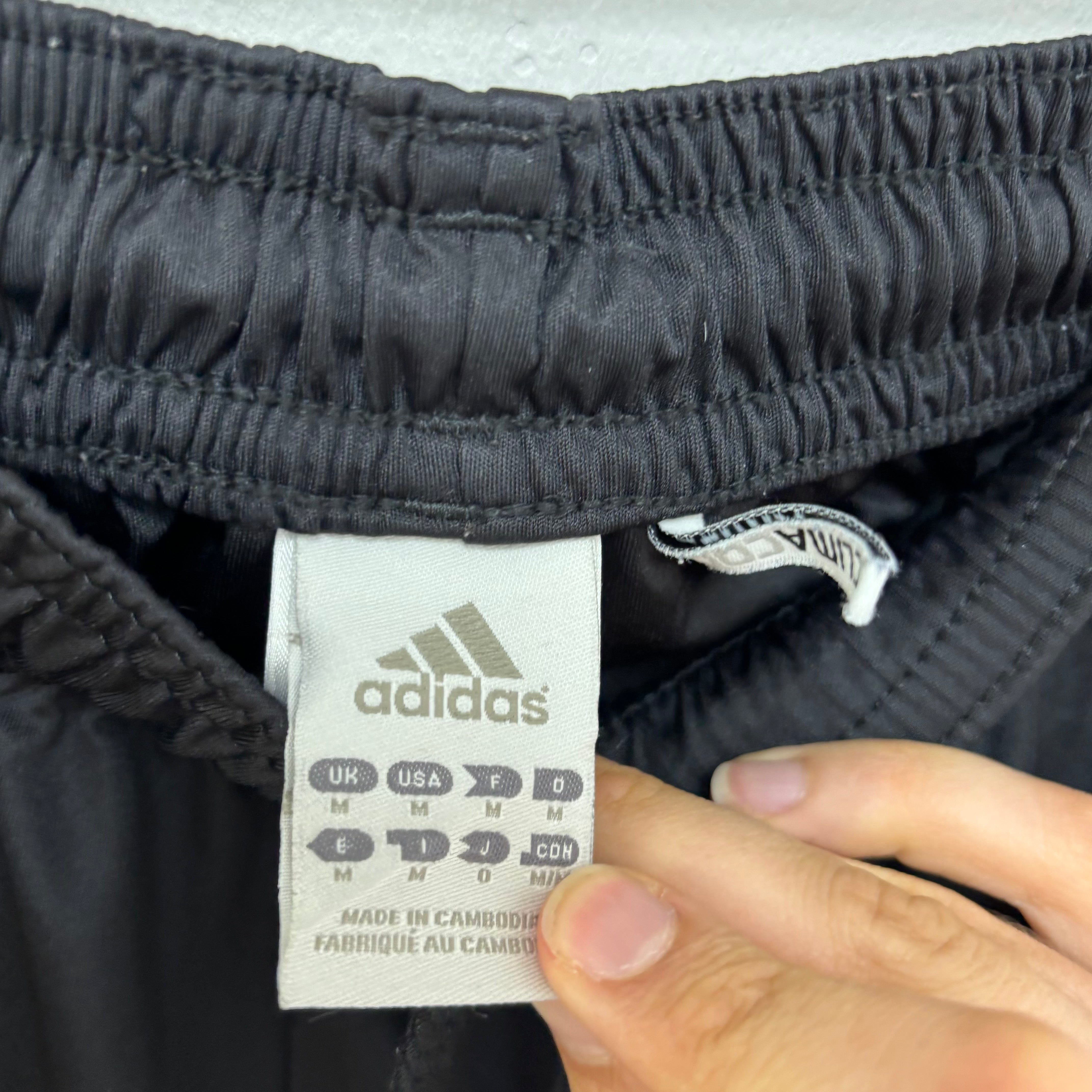 Adidas Shorts Mens Medium Black Sports Running Gym Athletic Climacool (E)