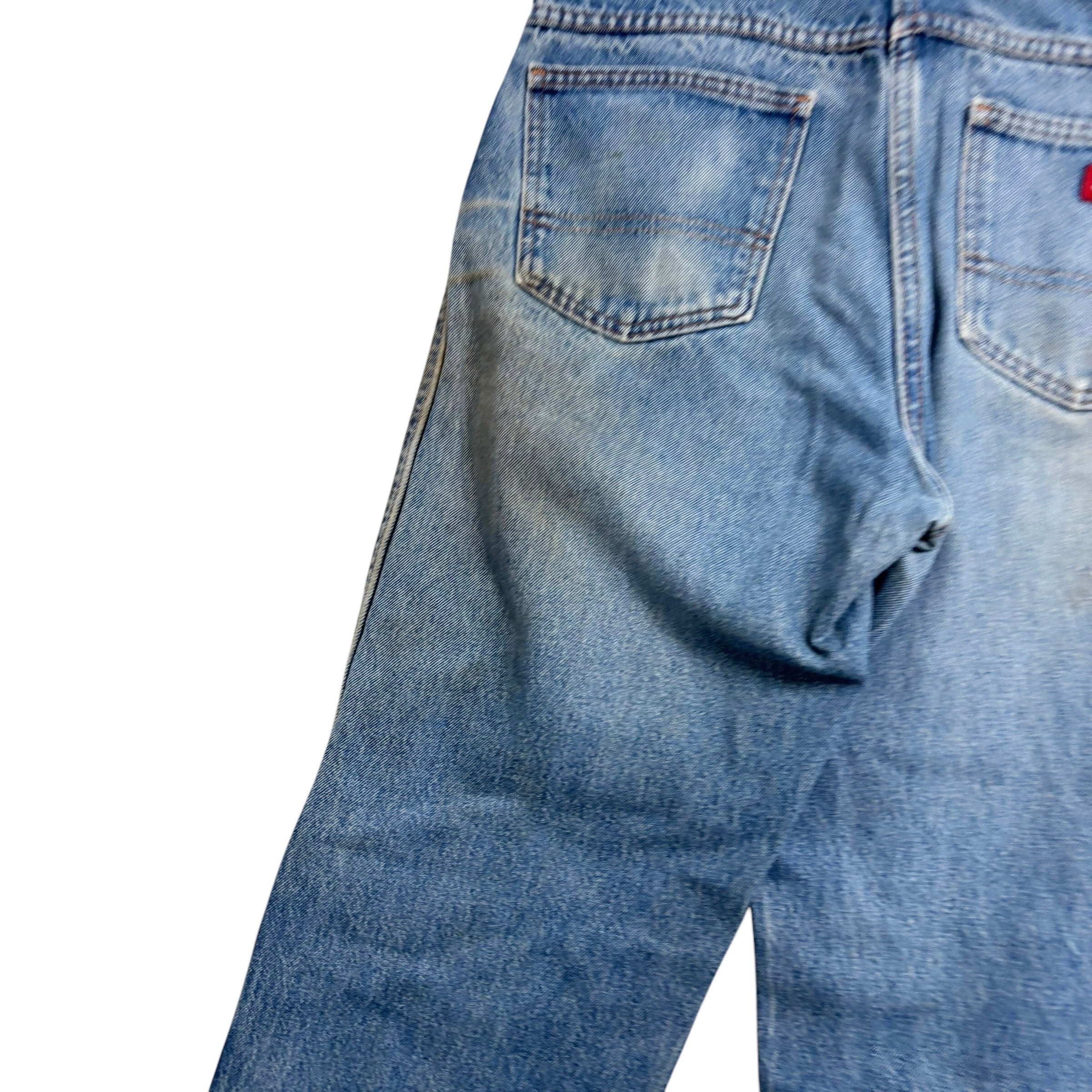 Dickies Jeans W36 L34 Mens Light Blue Regular Straight Fit Denim (F)