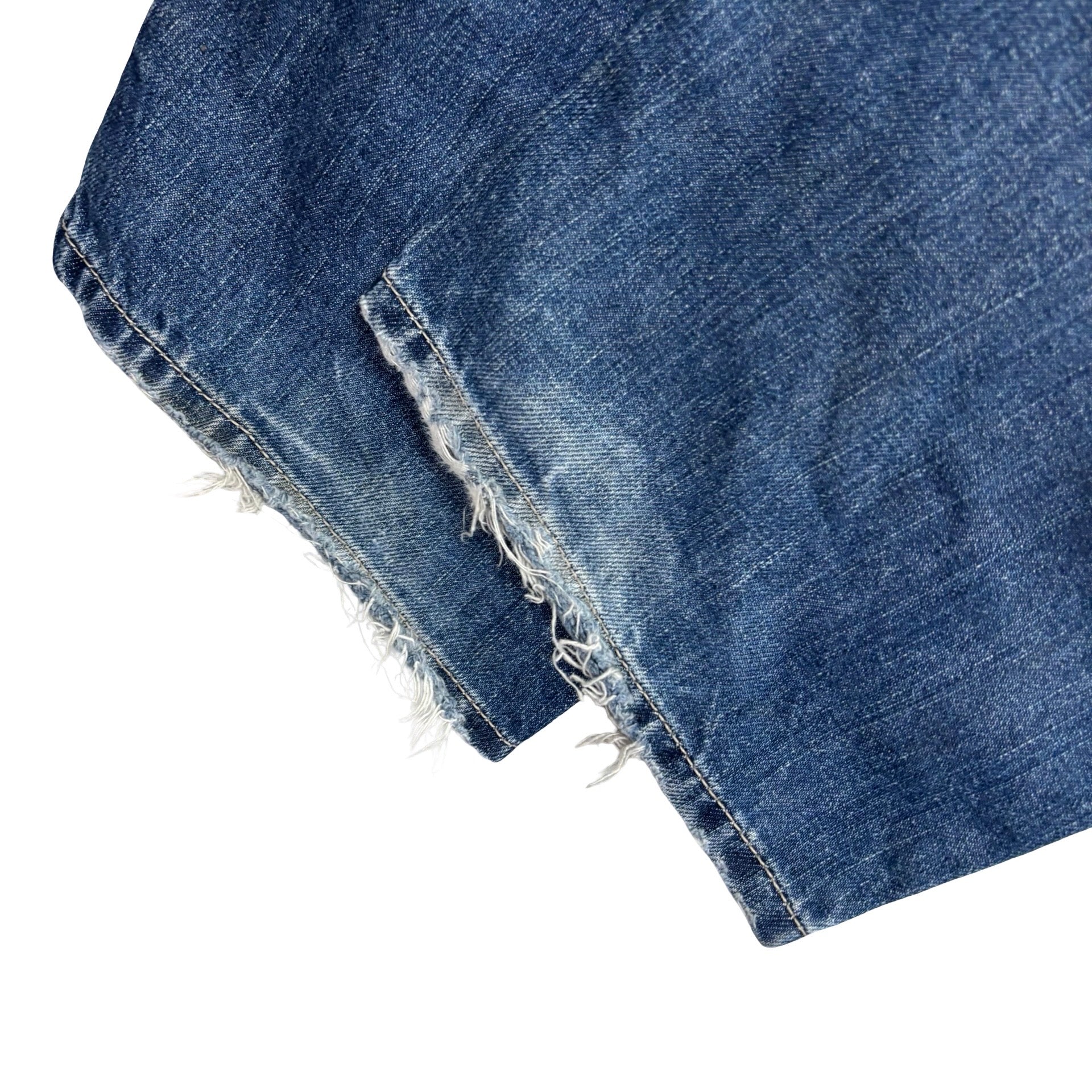 Diesel Larkee Jeans W30 L33 Mens Mid Blue Regular Straight Fit Denim