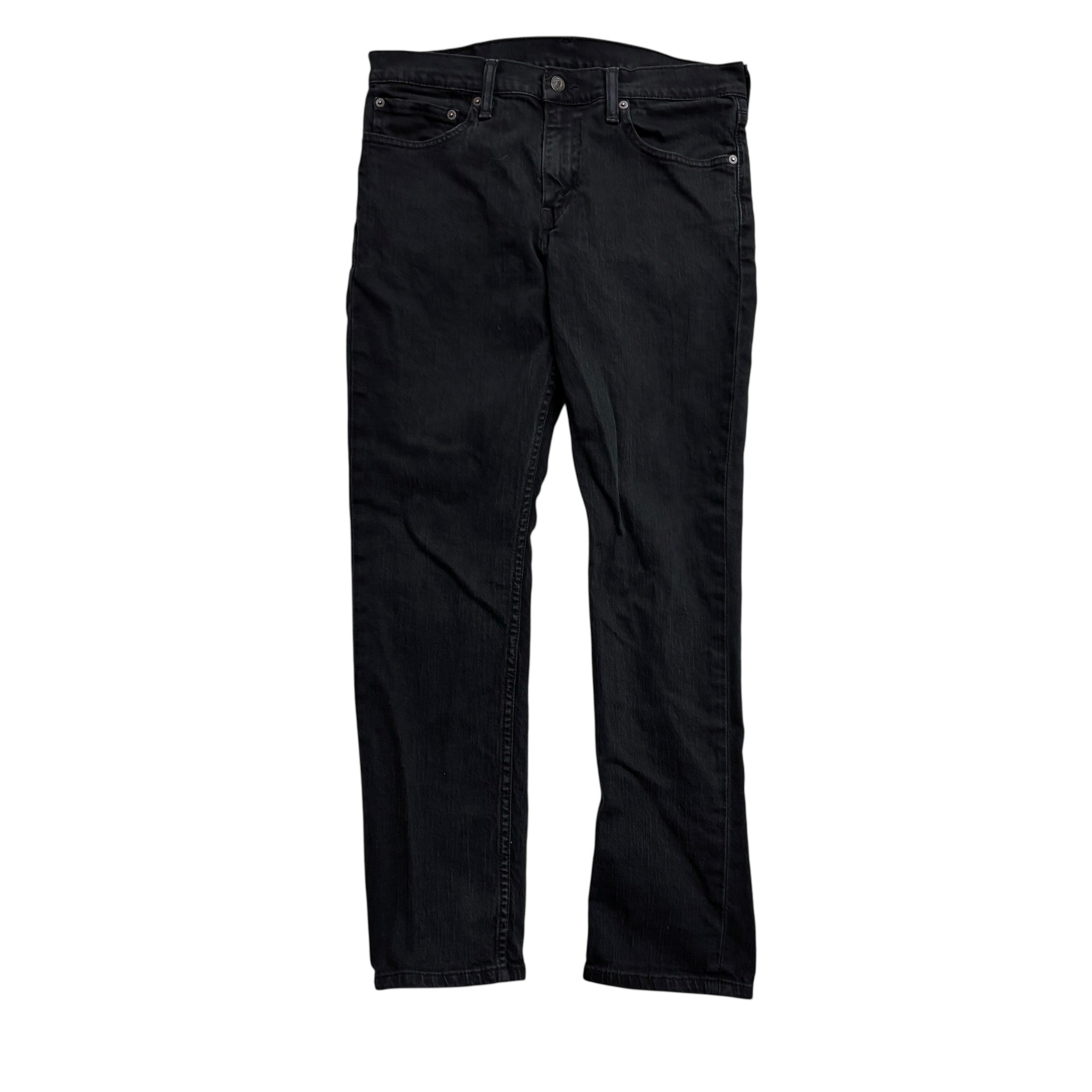 Levis 511 Jeans W32 L29 Mens Black Slim Fit Stretch Denim (E)