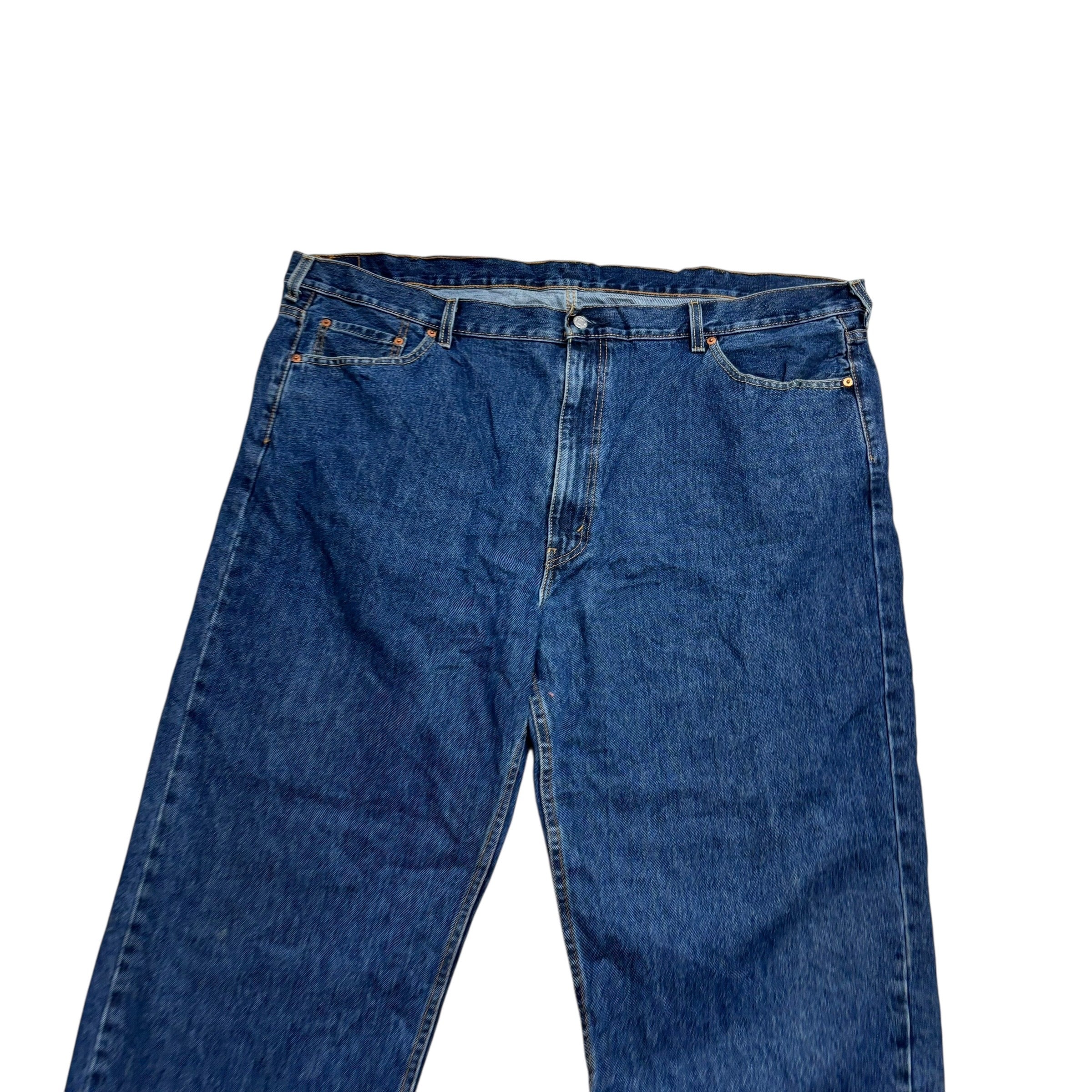Levis 550 Jeans W48 L32 Mens Mid Blue Baggy Relaxed Straight Fit Denim (E)
