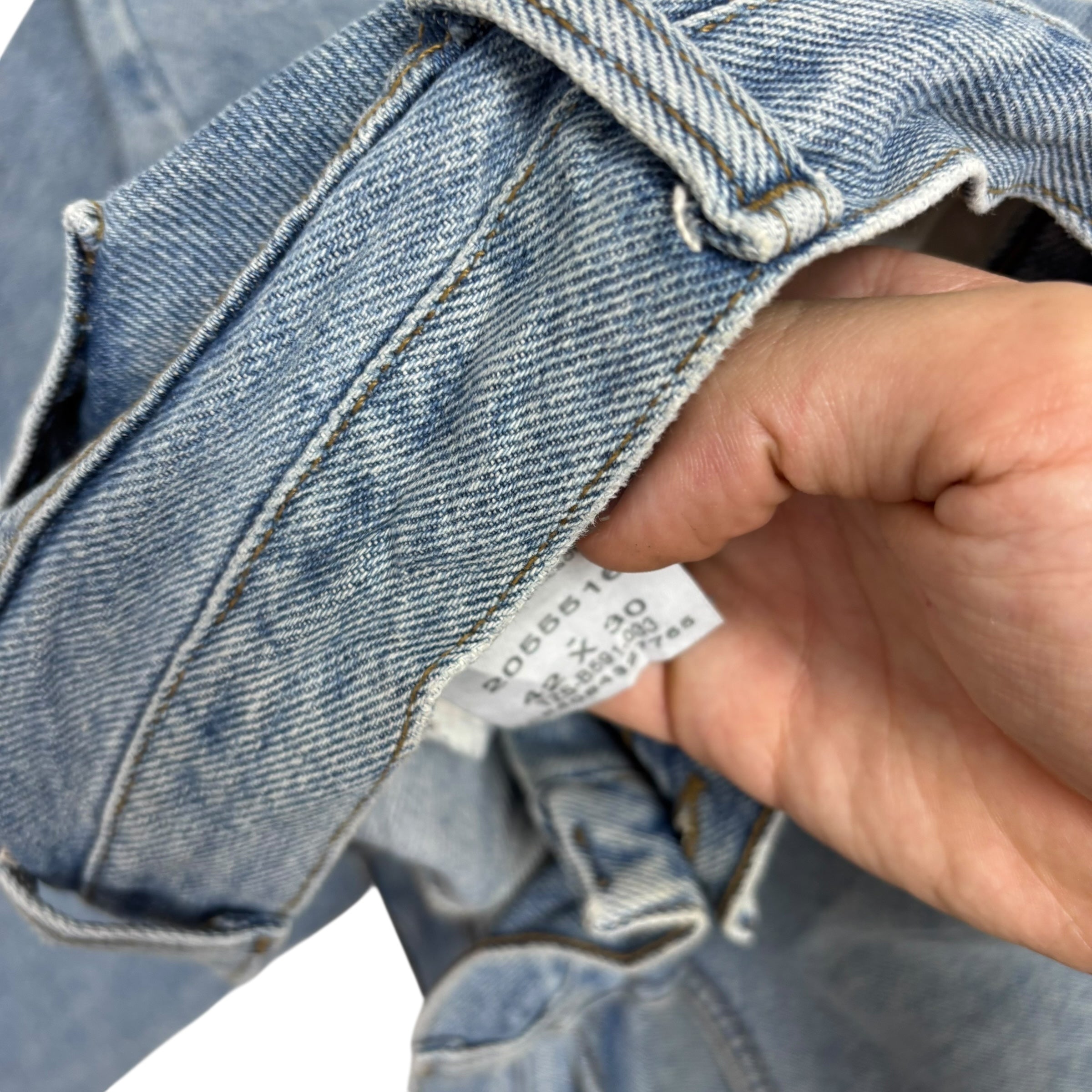 Lee Jeans W42 L30 Mens Light Blue Relaxed Straight Fit Vintage Denim