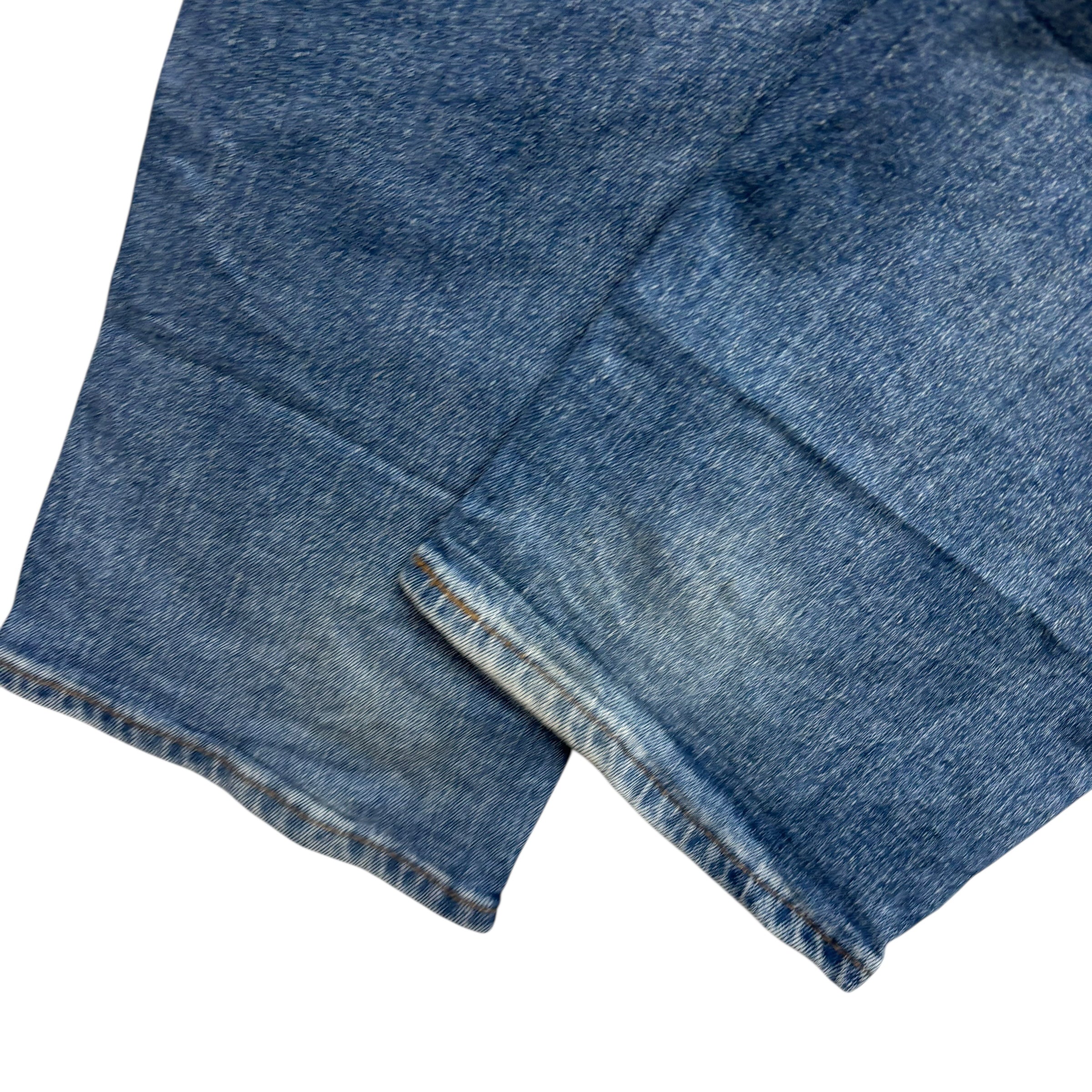 Levis Denizen Jeans W36 L34 Mens Mid Blue Regular Straight Fit Stretch Denim