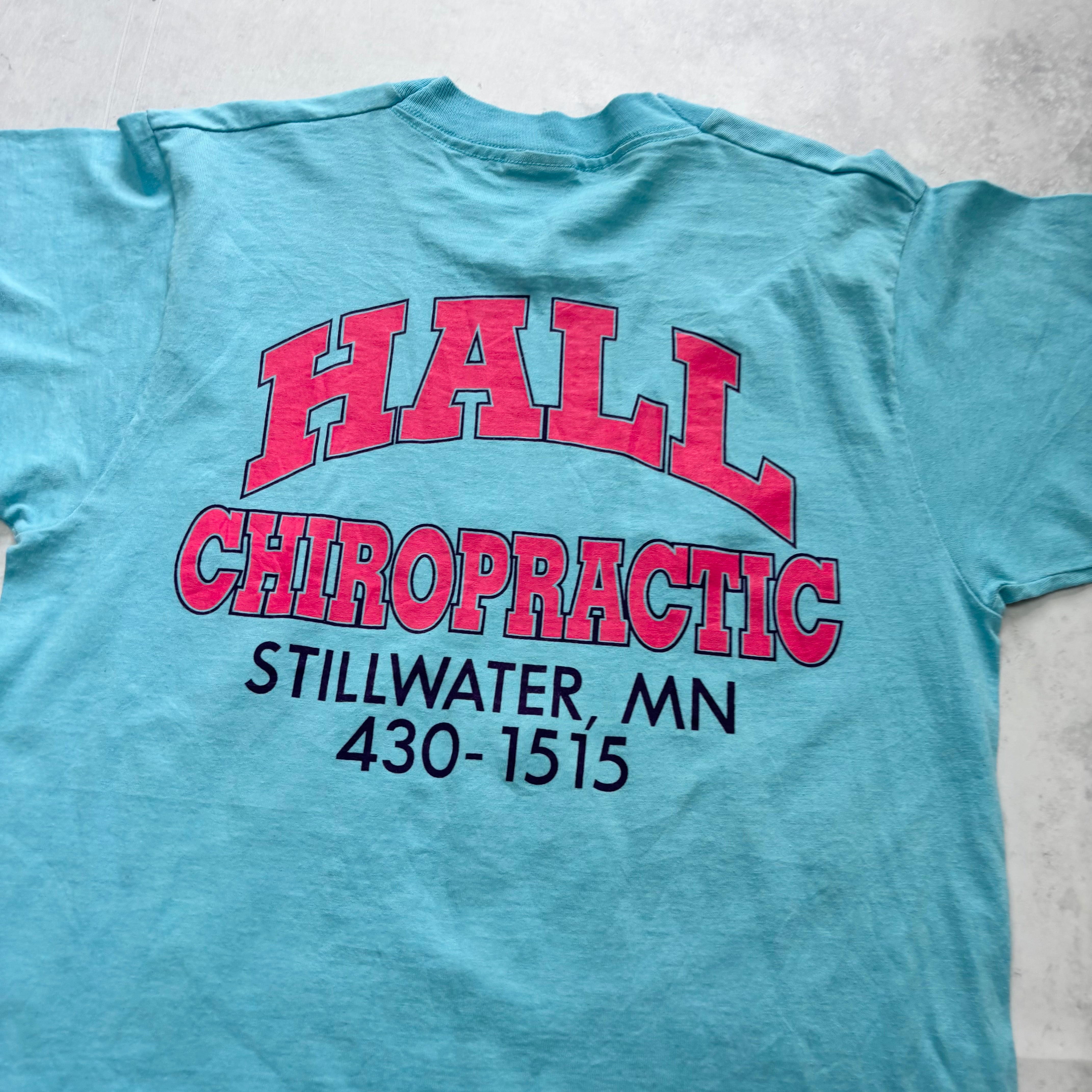 Vintage T Shirt Mens Small Blue Single Stitch Graphic Print 90s USA (E)