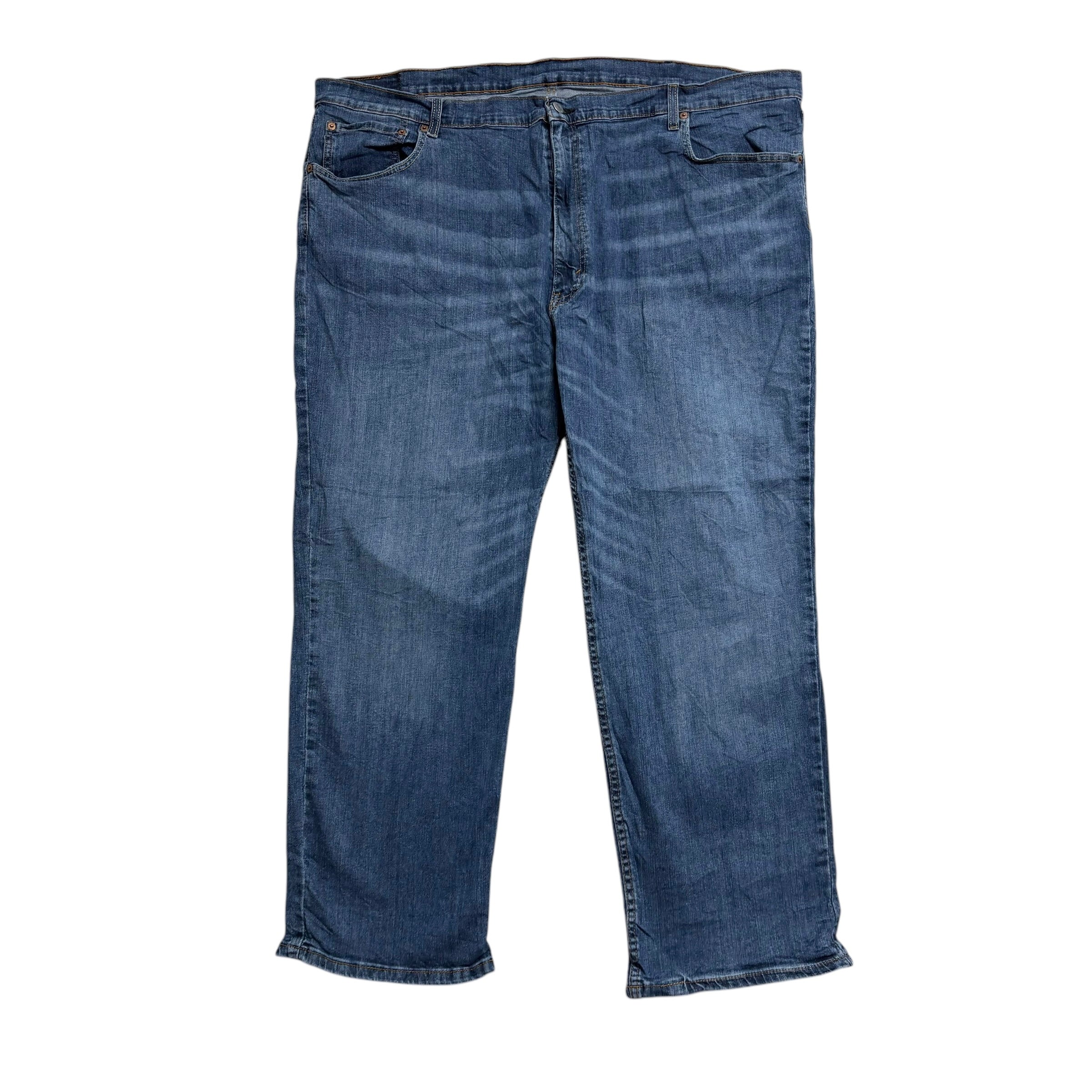 Levis 559 Jeans W48 L30 Mens Mid Blue Baggy Relaxed Straight Stretch Denim (E)