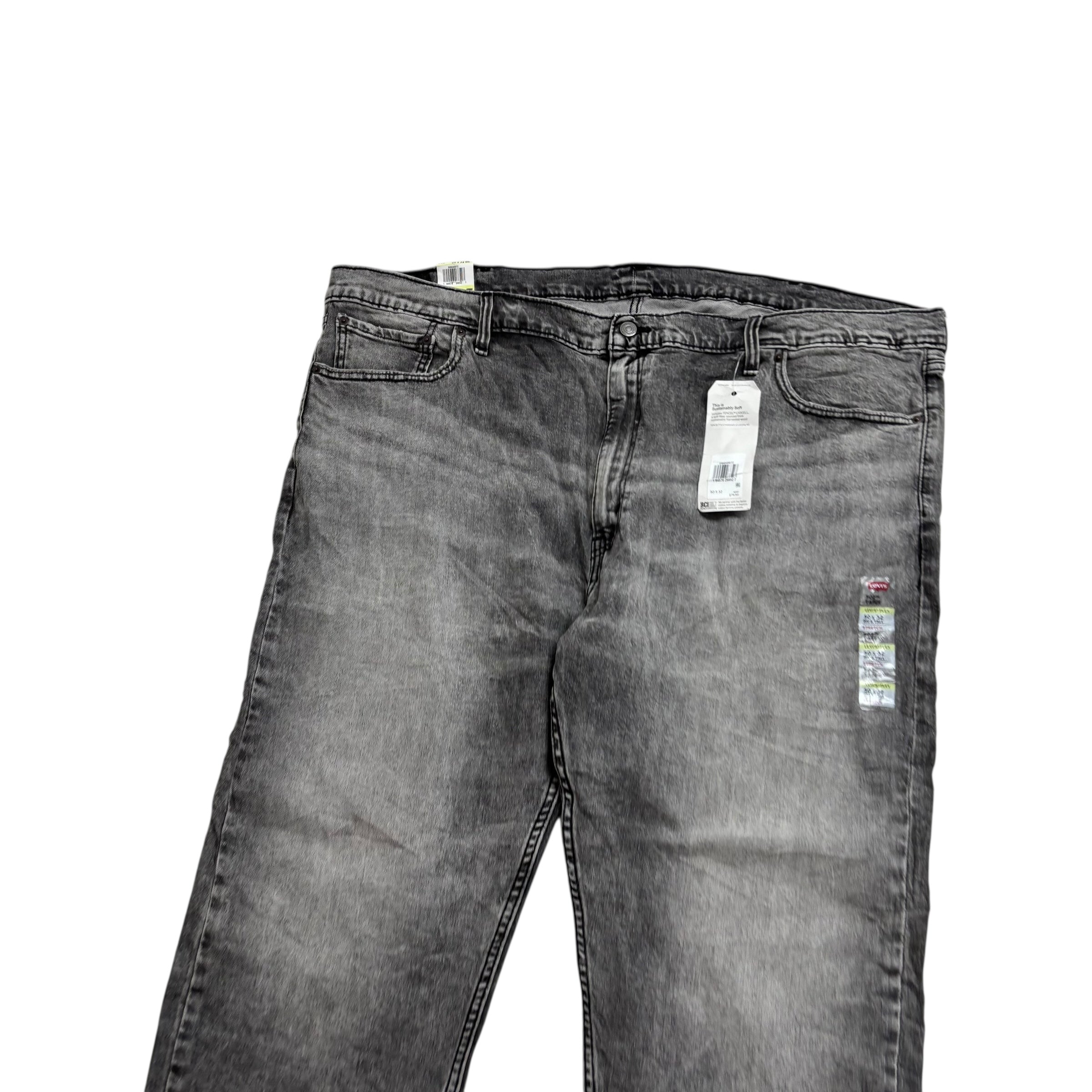 Levis 541 Jeans W50 L30 Mens Grey Athletic Tapered Fit Stretch Denim