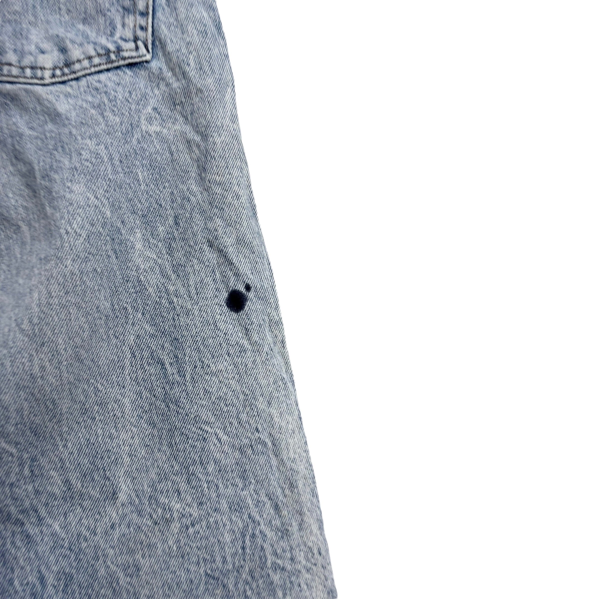 Levis 505 Jeans W30 L32 Mens Light Blue Regular Straight Made In USA Vintage 80s