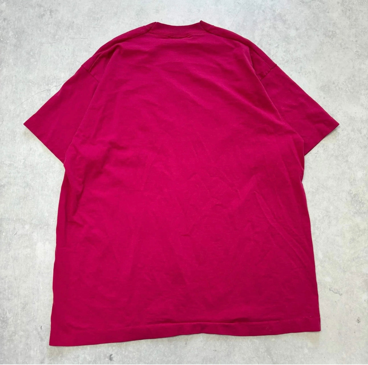 Vintage T Shirt Mens XL Pink Single Stitch Graphic Print 90s USA Tourist (E)