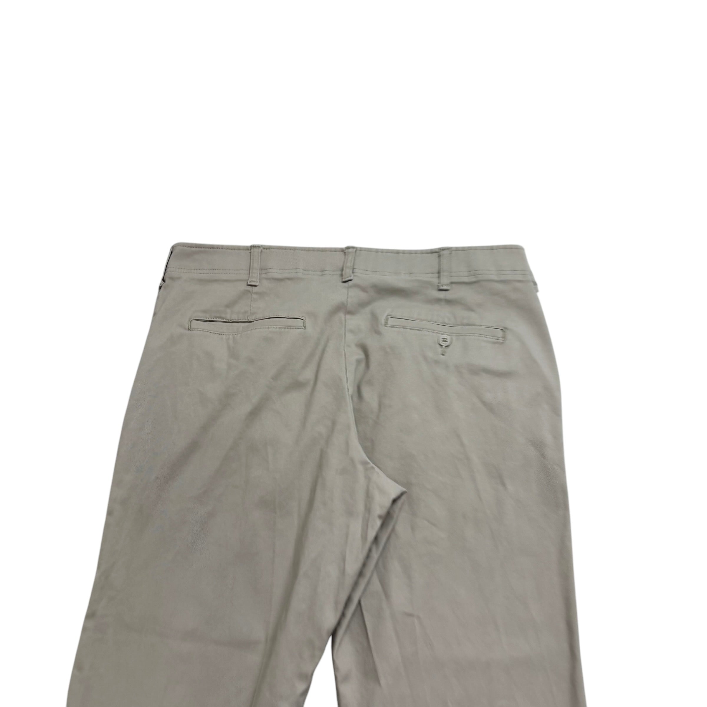 Lee Trousers W38 L30 Mens Cream Regular Straight Fit Stretch Pants