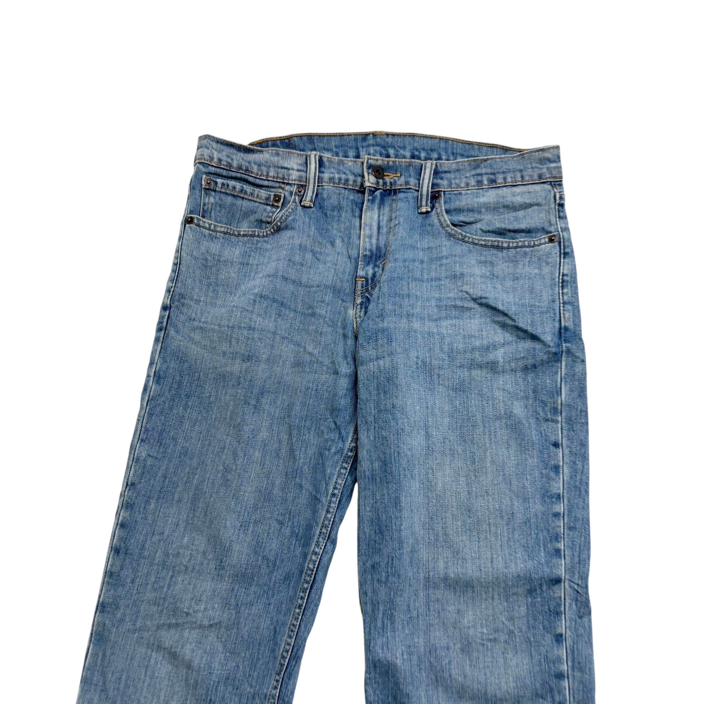 Levis 511 Jeans W31 L34 Mens Light Blue Slim Fit Stretch Denim (E)